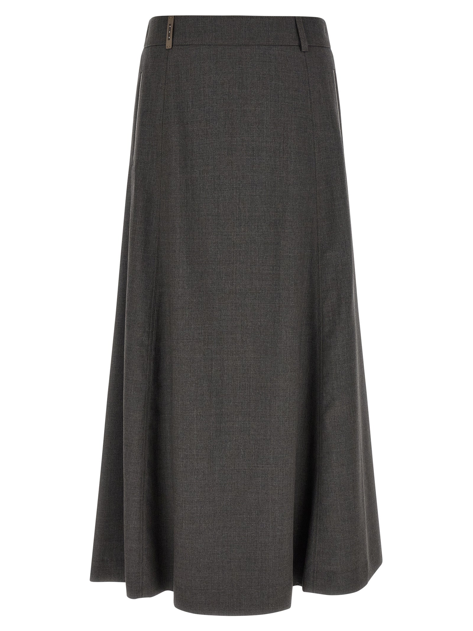 Peserico Women Flared Skirt With Loops PESERICO
