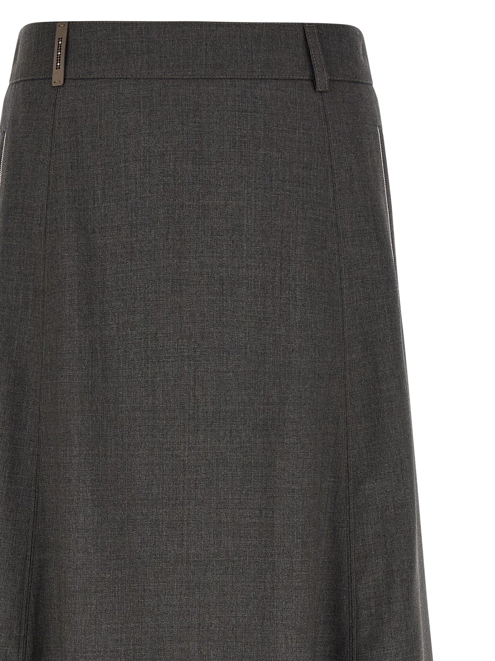Peserico Women Flared Skirt With Loops PESERICO