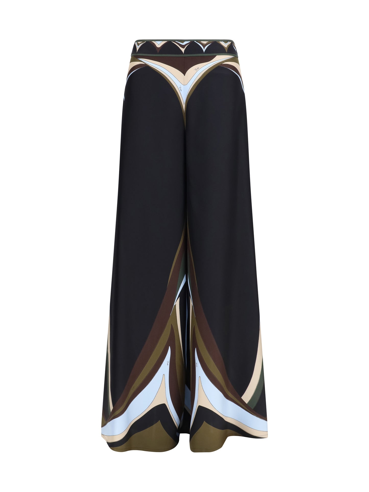 Pucci Women Silk Printed Palazzo Pants PUCCI