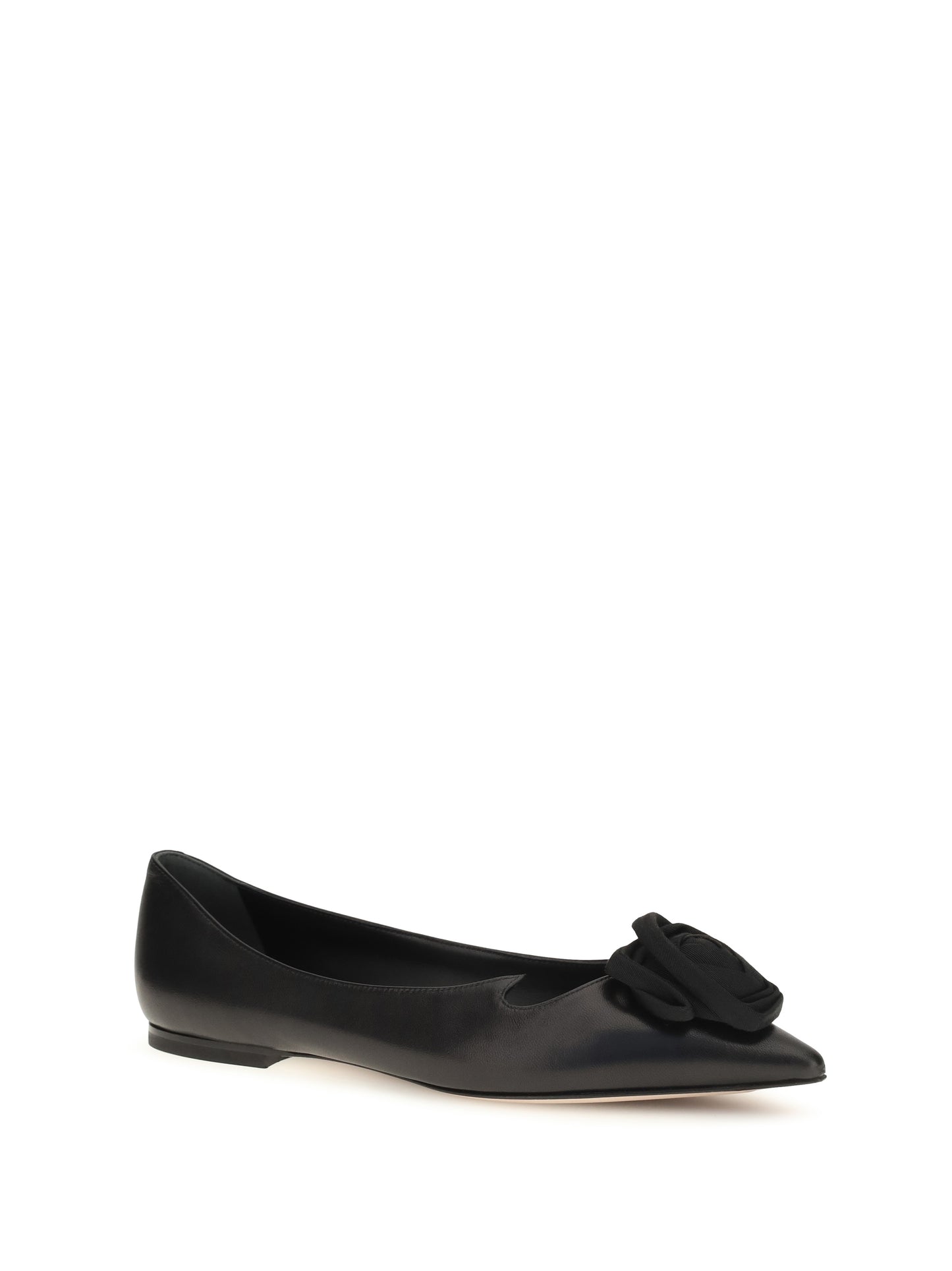 Roger Vivier Women Suede Rose Vivier Ballerinas ROGER VIVIER