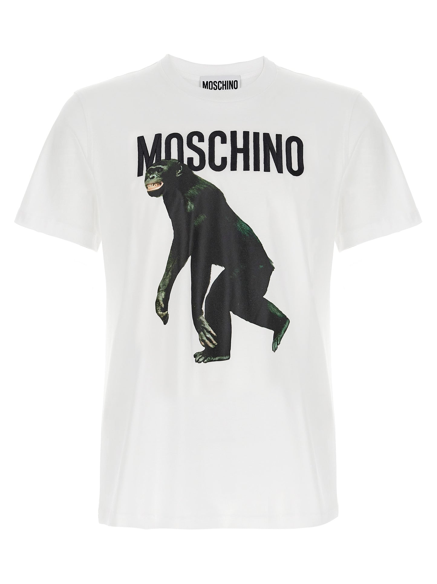 Moschino Men Logo Embroidery T-Shirt MOSCHINO