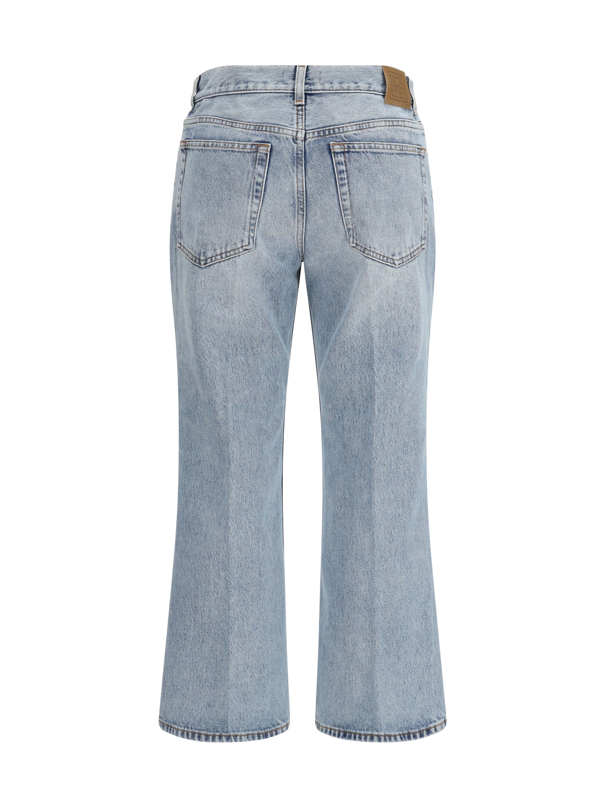 Toteme Women Cotton Flared-Hem Jeans TOTEME