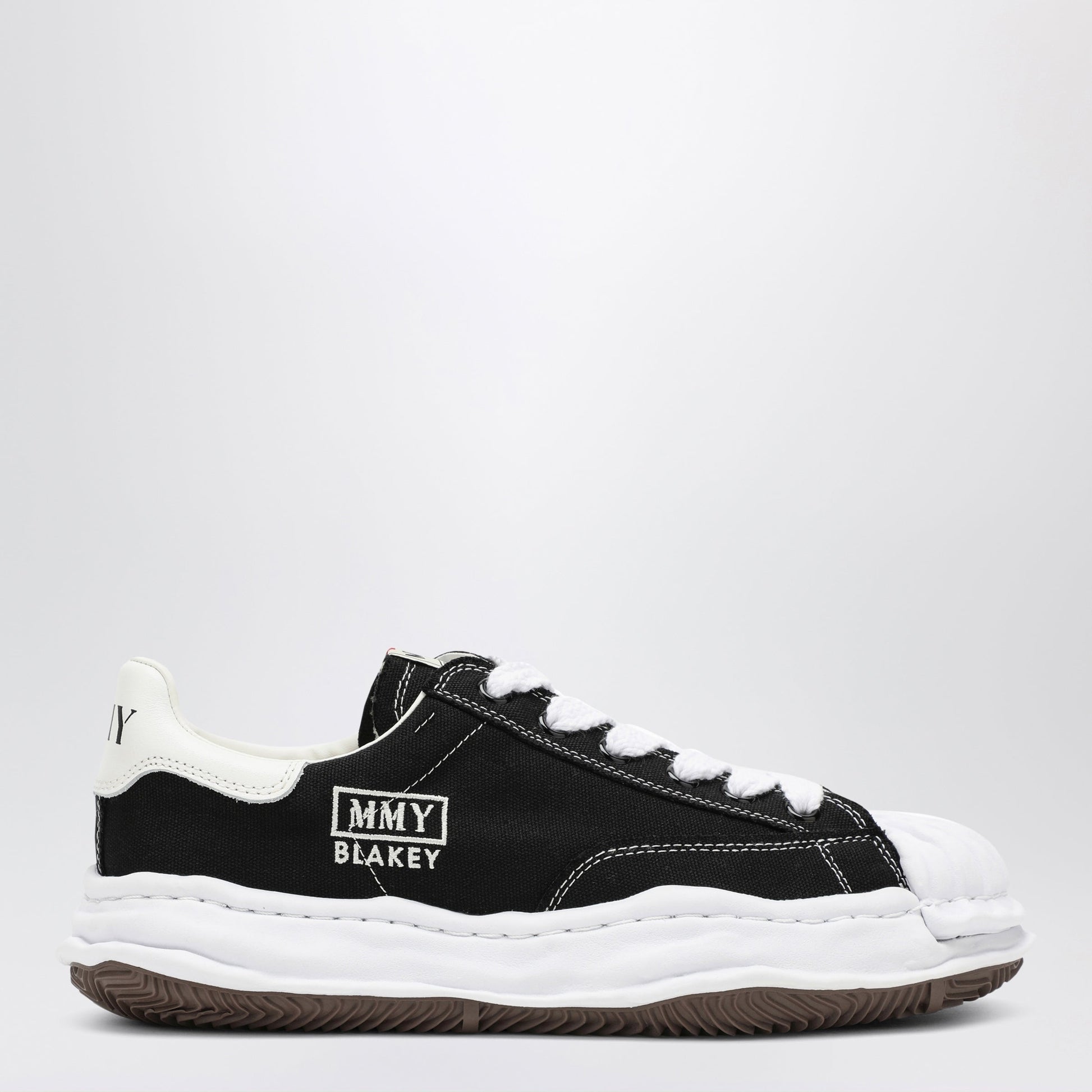 Maison Mihara Yasuhiro Black Blakey Low Canvas Sneakers Men MAISON MIHARA YASUHIRO