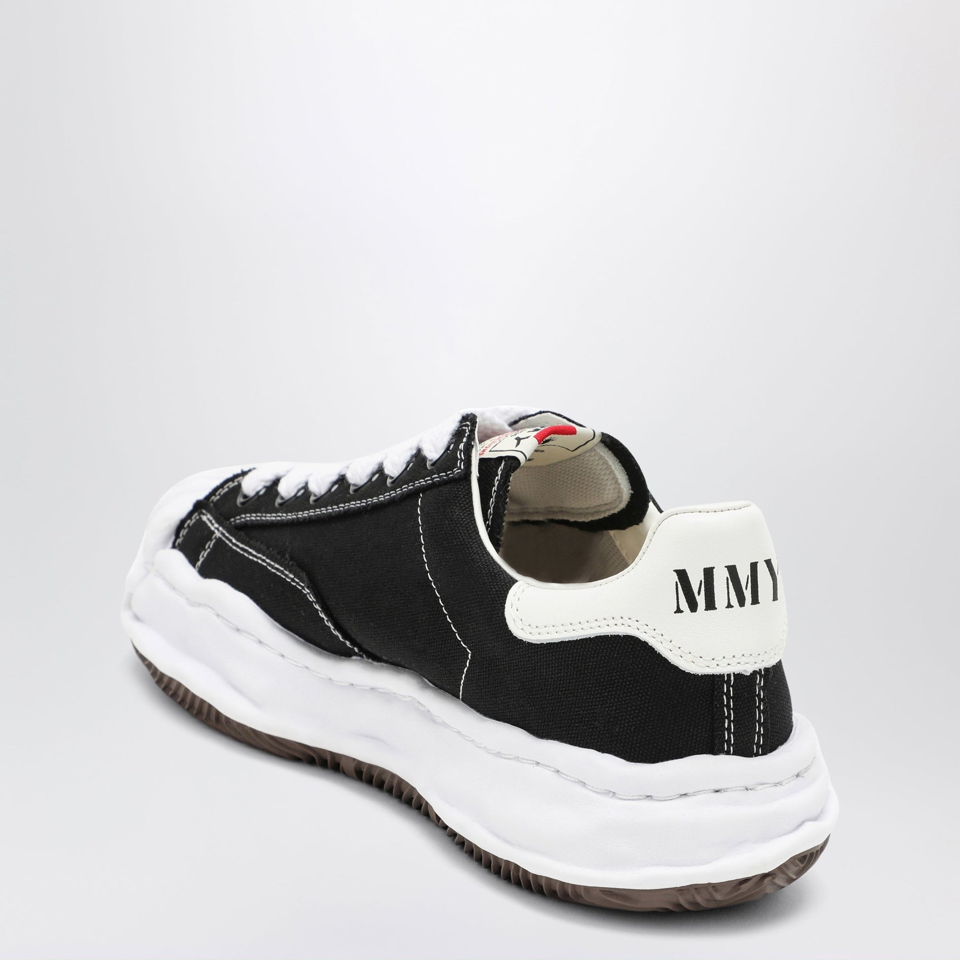 Maison Mihara Yasuhiro Black Blakey Low Canvas Sneakers Men MAISON MIHARA YASUHIRO