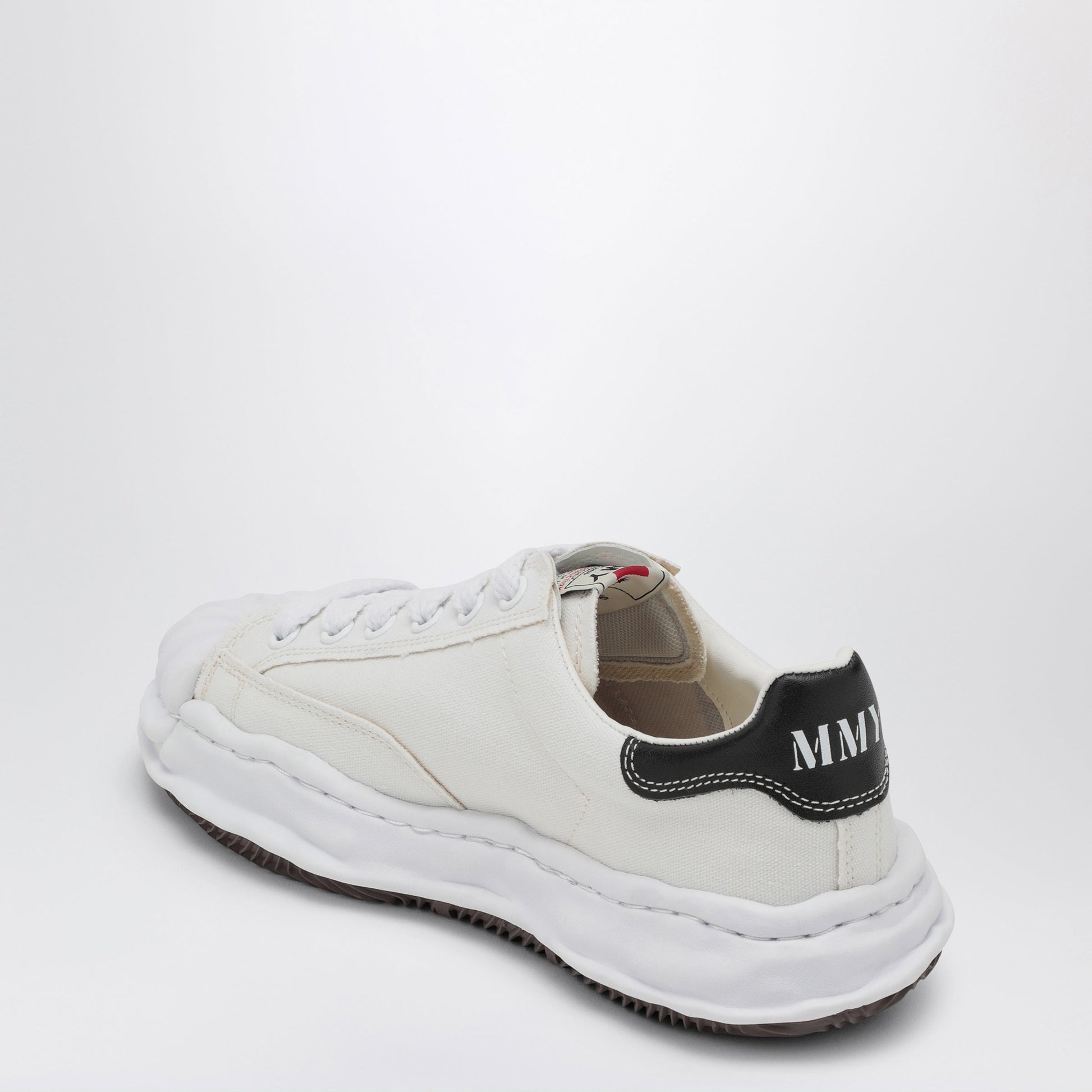 Maison Mihara Yasuhiro White Blakey Low Canvas Sneakers Men MAISON MIHARA YASUHIRO