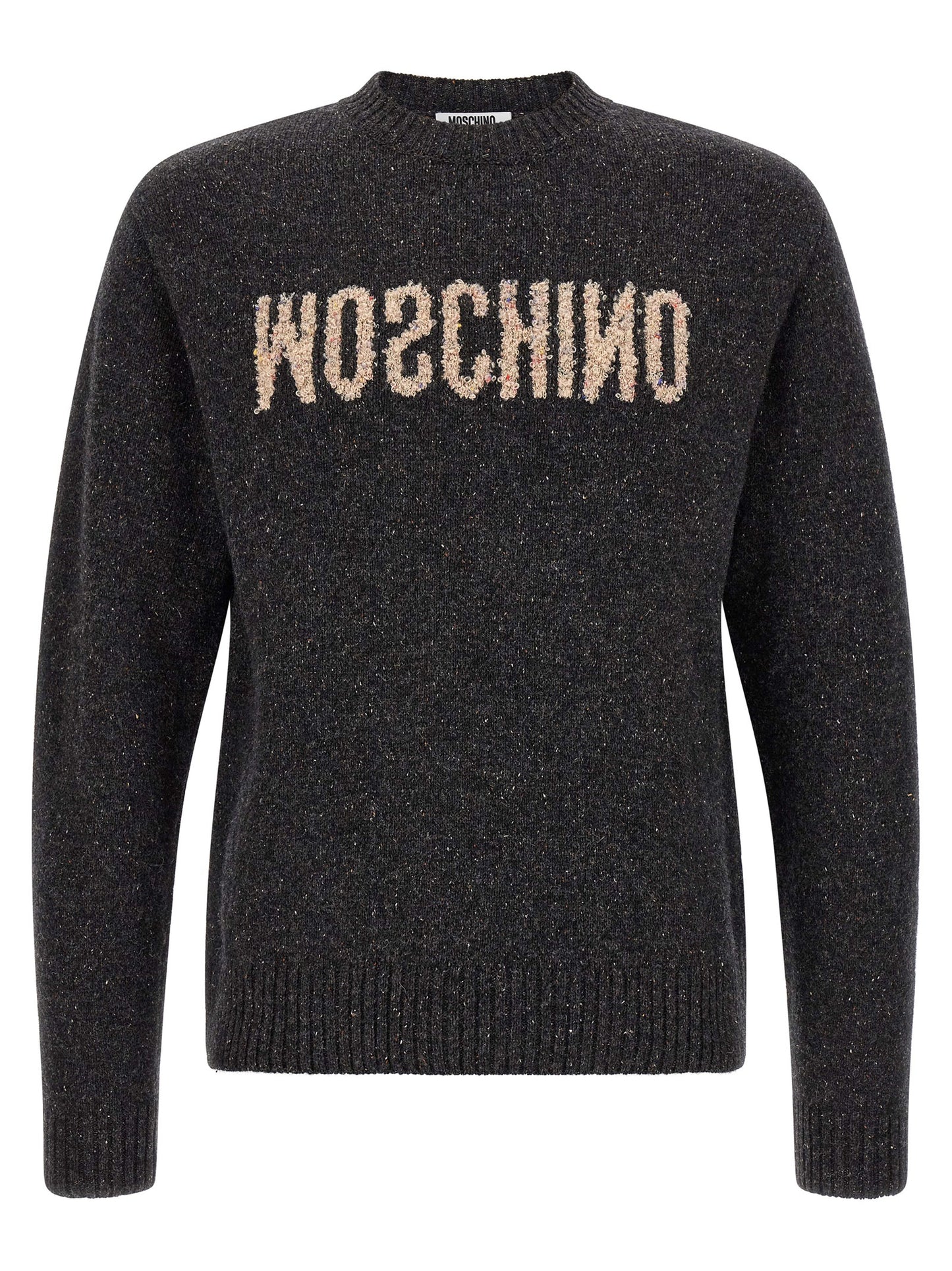 Moschino Men Mirrored Logo Sweater MOSCHINO