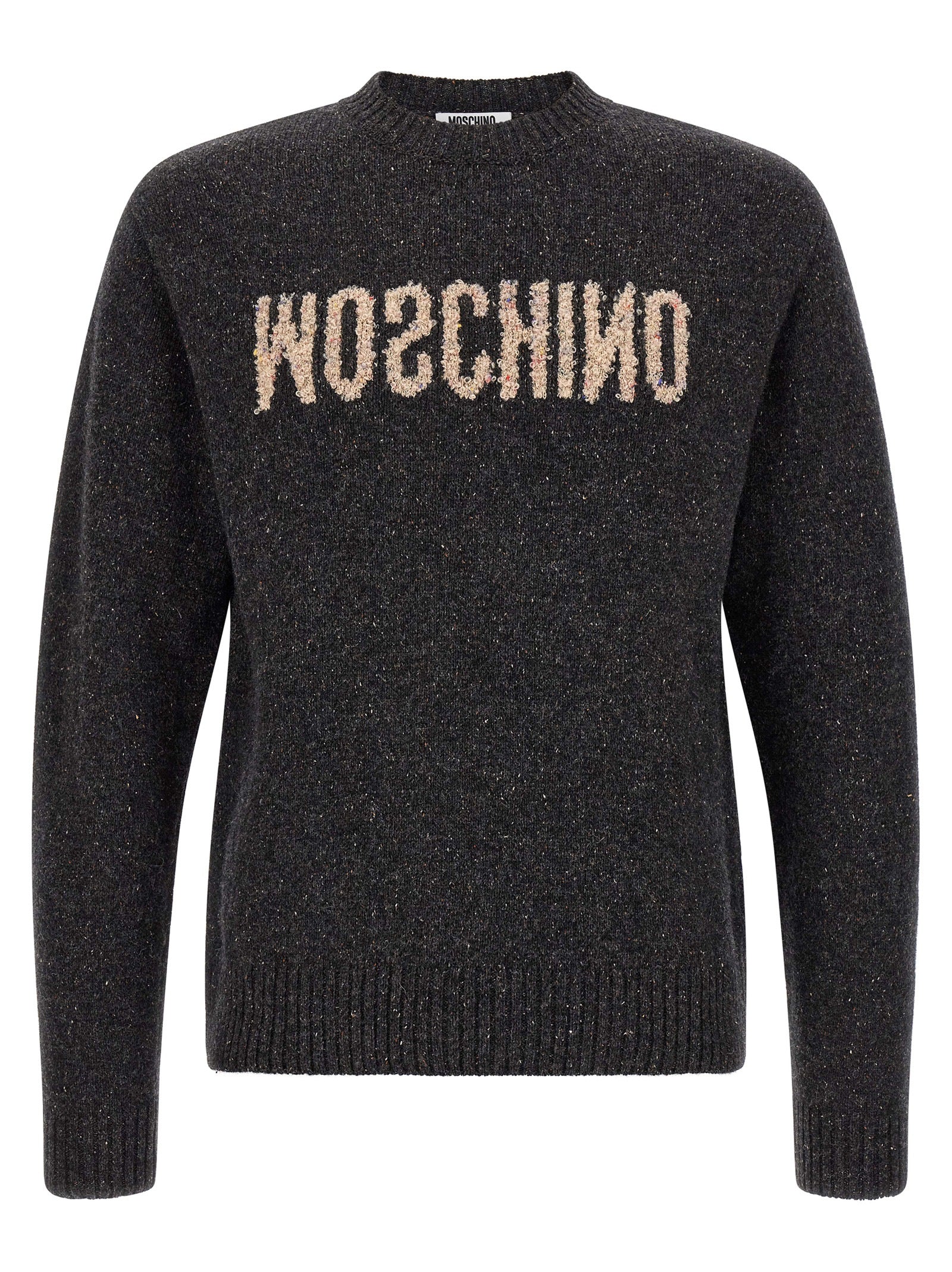 Moschino Men Mirrored Logo Sweater MOSCHINO