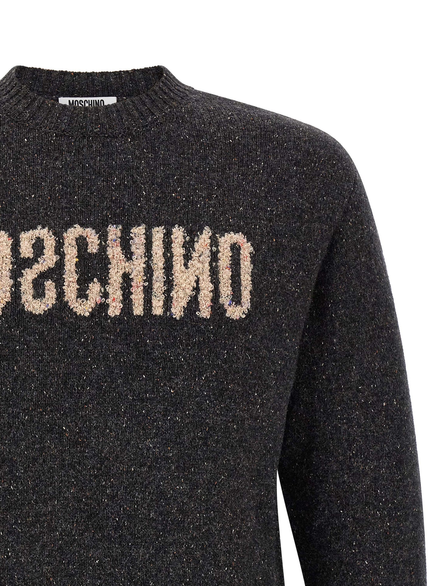 Moschino Men Mirrored Logo Sweater MOSCHINO
