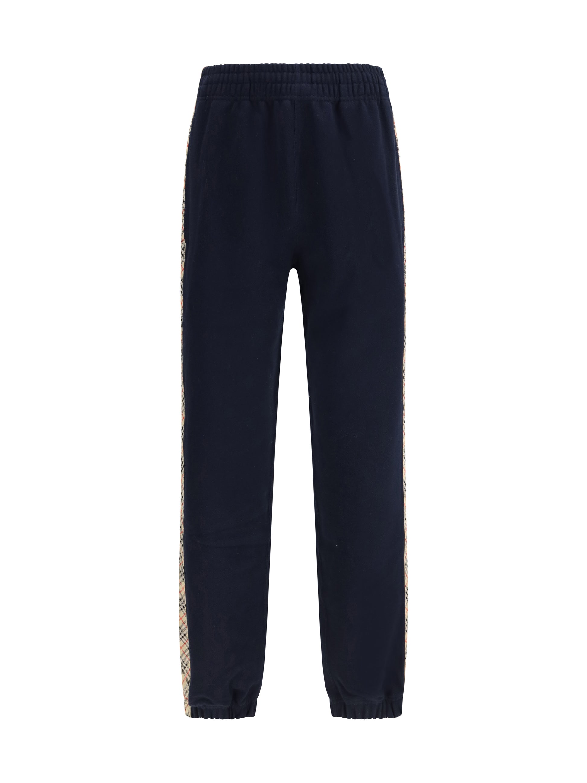 Burberry Men Jogging Pants Feature Signature Burberry Check Tape Along The Sides BURBERRY