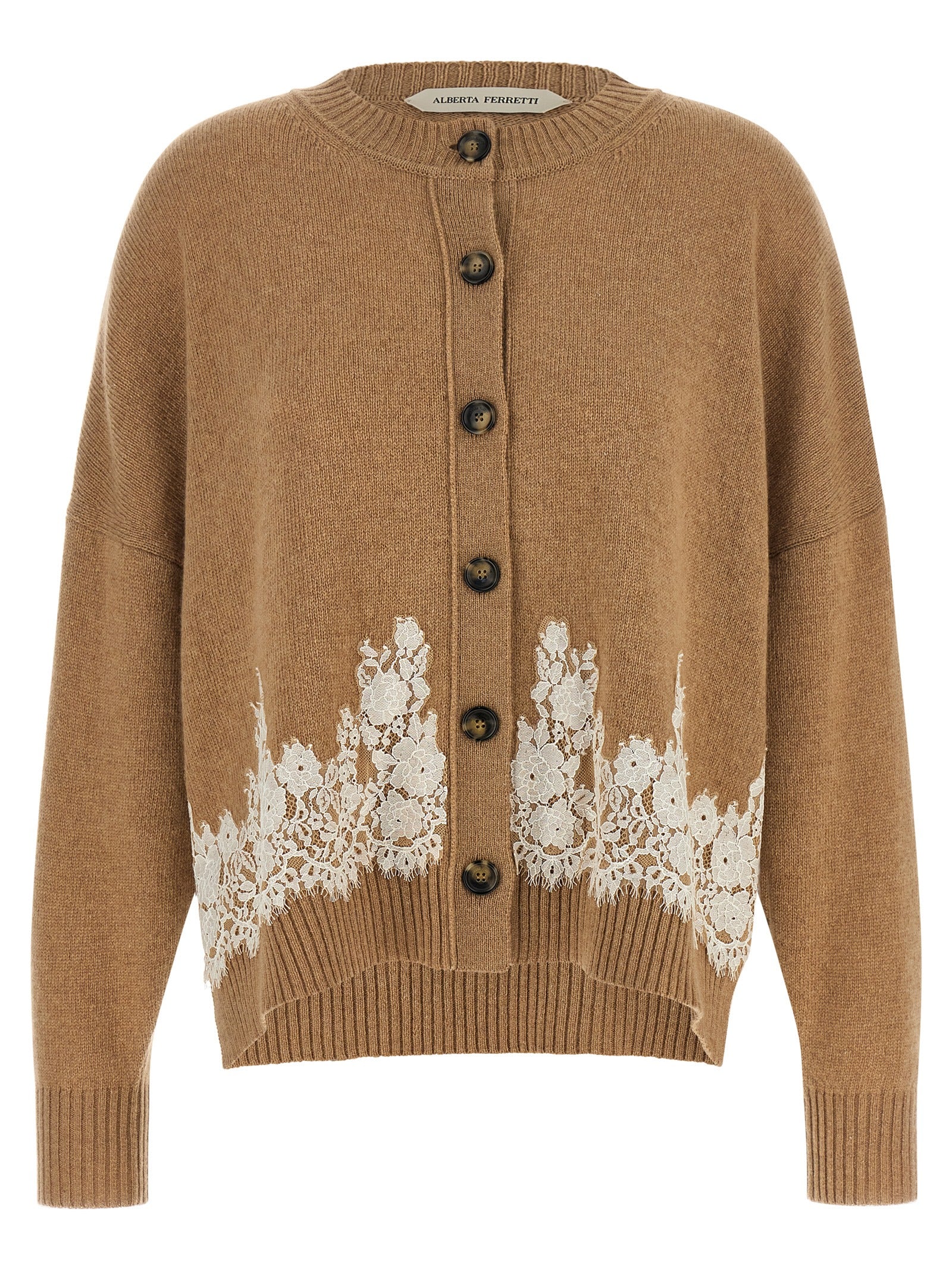 Alberta Ferretti Women Lace Insert Cardigan ALBERTA FERRETTI