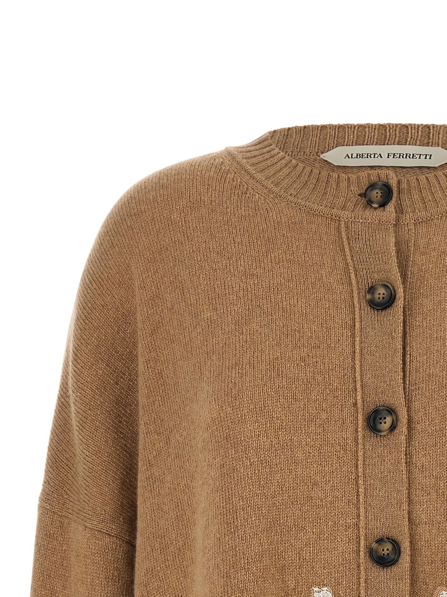 Alberta Ferretti Women Lace Insert Cardigan ALBERTA FERRETTI