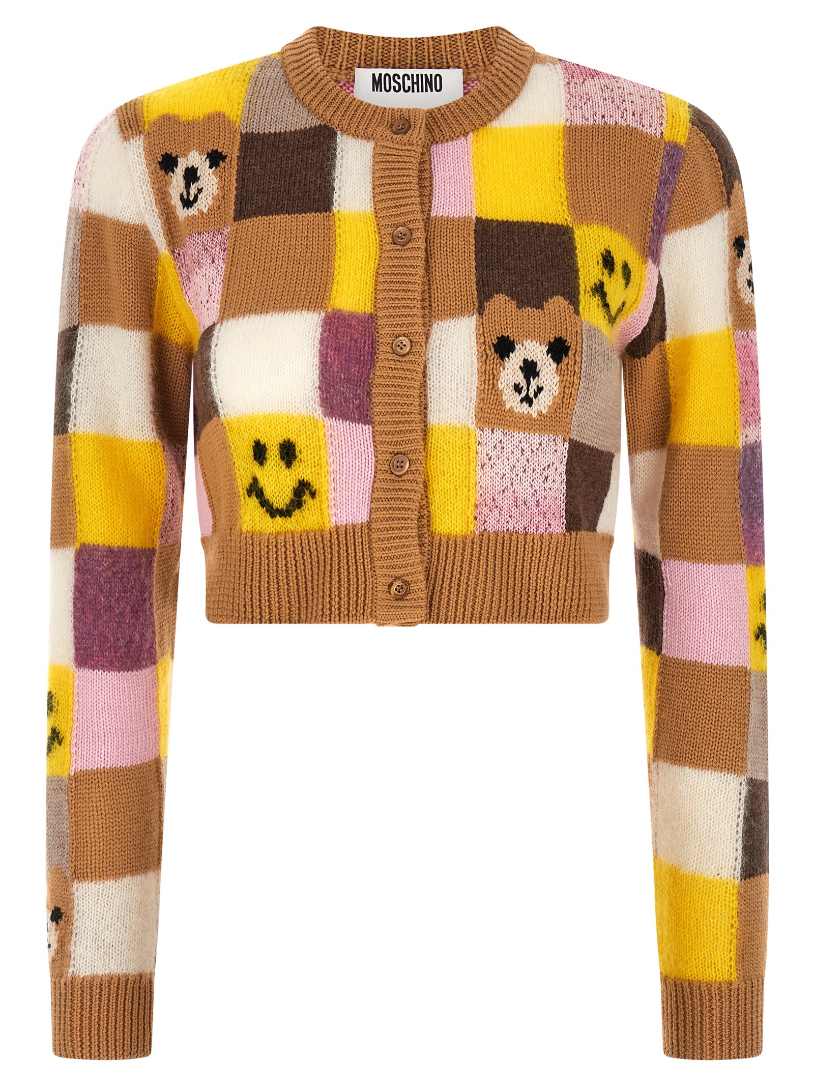 Moschino Women 'Smiley® E 'Moschino Teddy Bear' Cardigan MOSCHINO