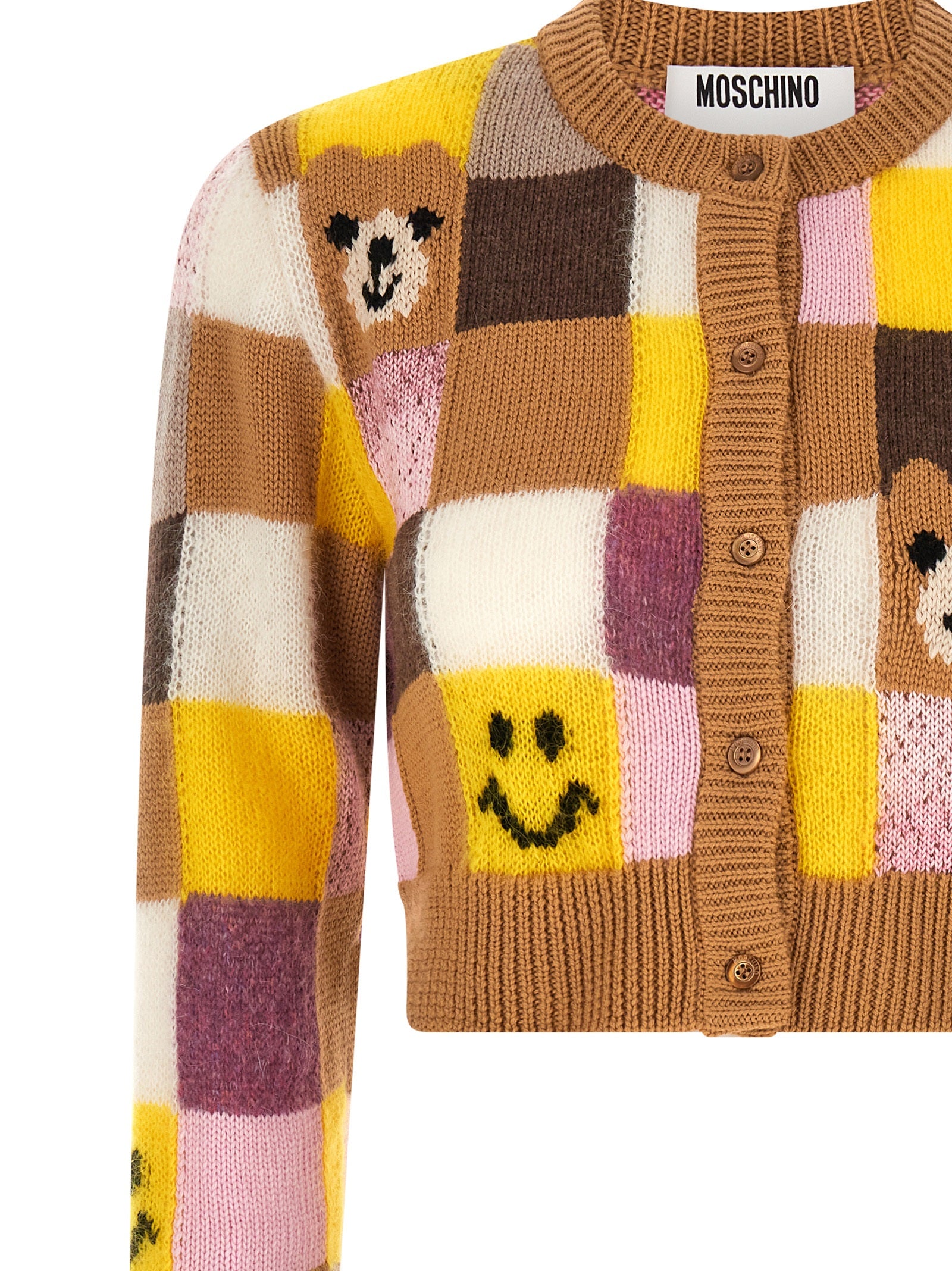 Moschino Women 'Smiley® E 'Moschino Teddy Bear' Cardigan MOSCHINO