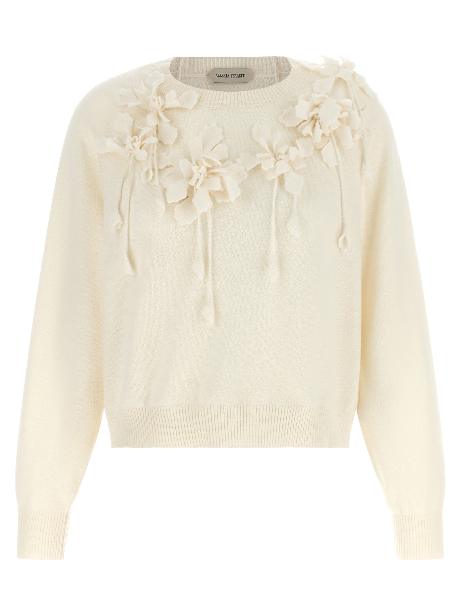 Alberta Ferretti Women Embroidered Flower Sweater ALBERTA FERRETTI