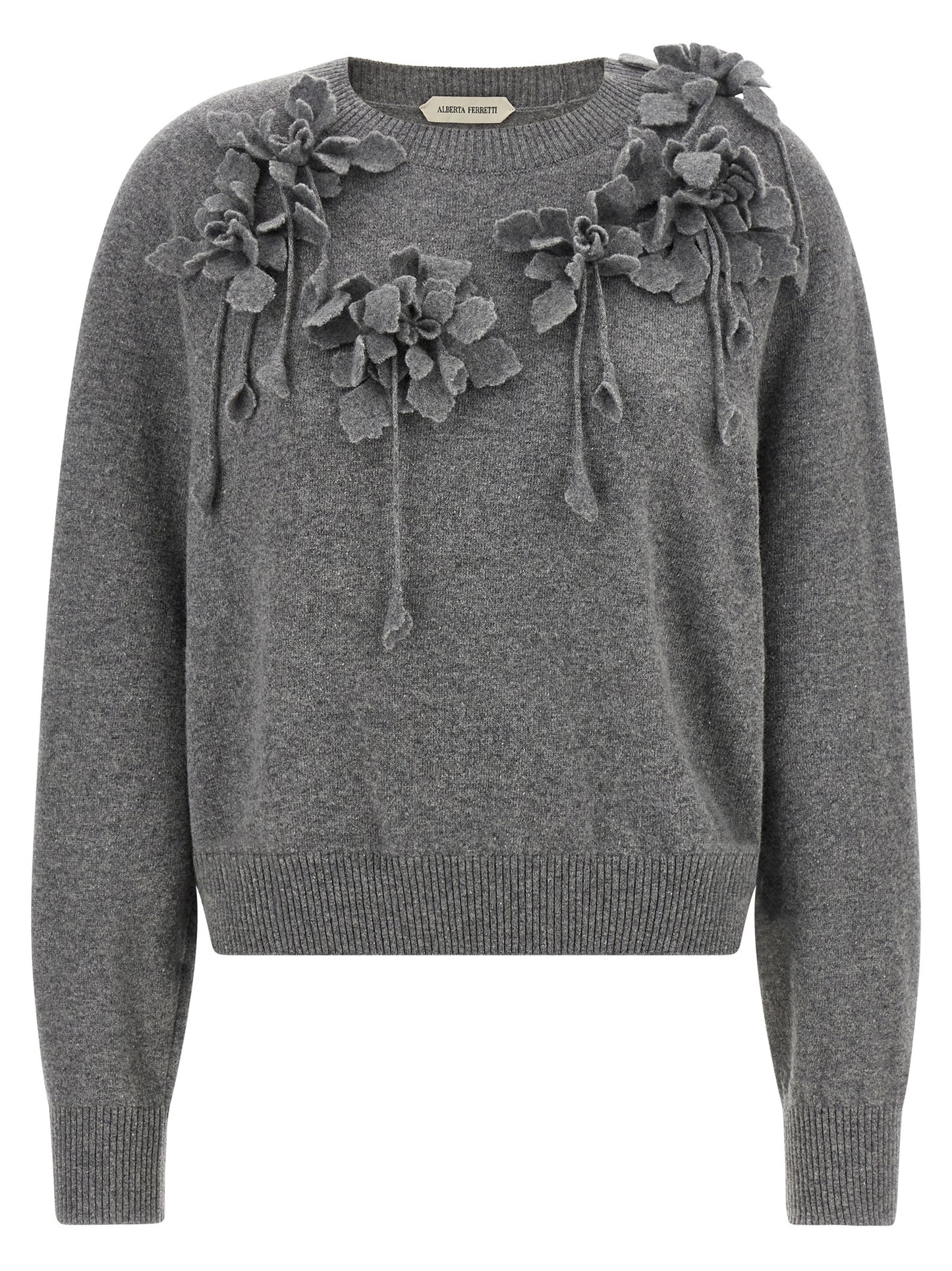 Alberta Ferretti Women Embroidered Flower Sweater ALBERTA FERRETTI