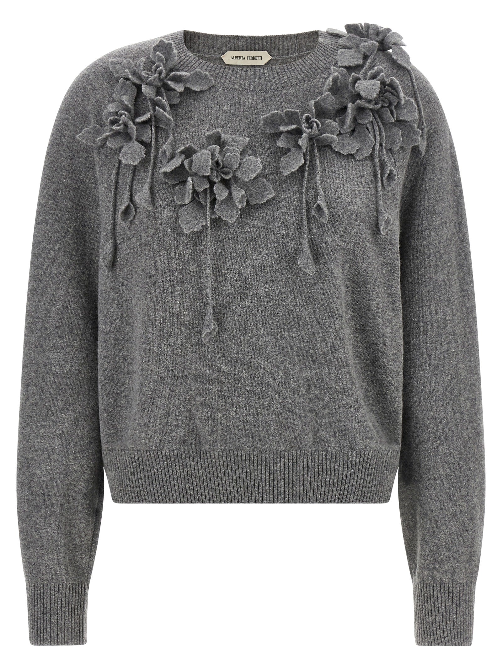 Alberta Ferretti Women Embroidered Flower Sweater ALBERTA FERRETTI
