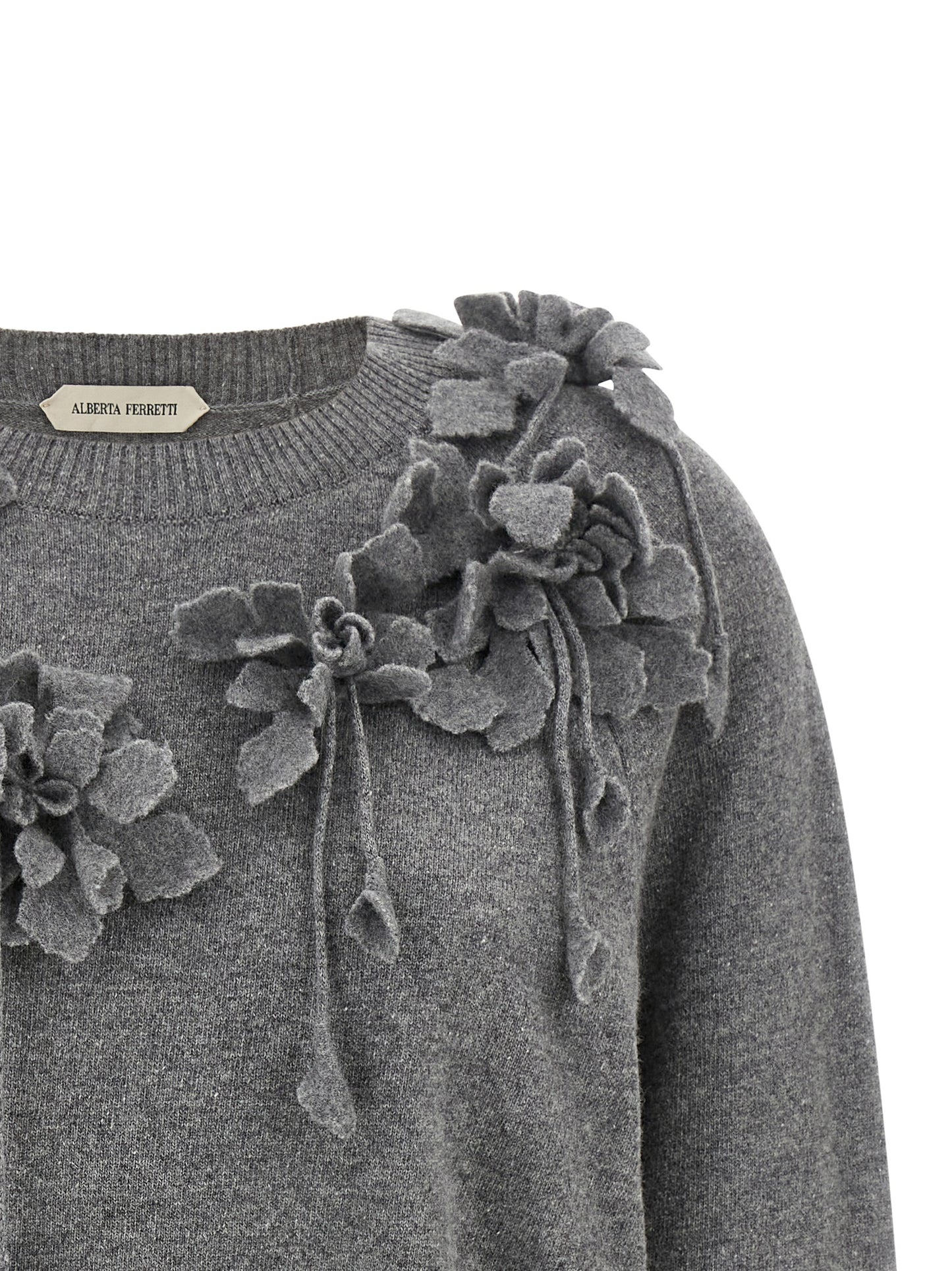 Alberta Ferretti Women Embroidered Flower Sweater ALBERTA FERRETTI