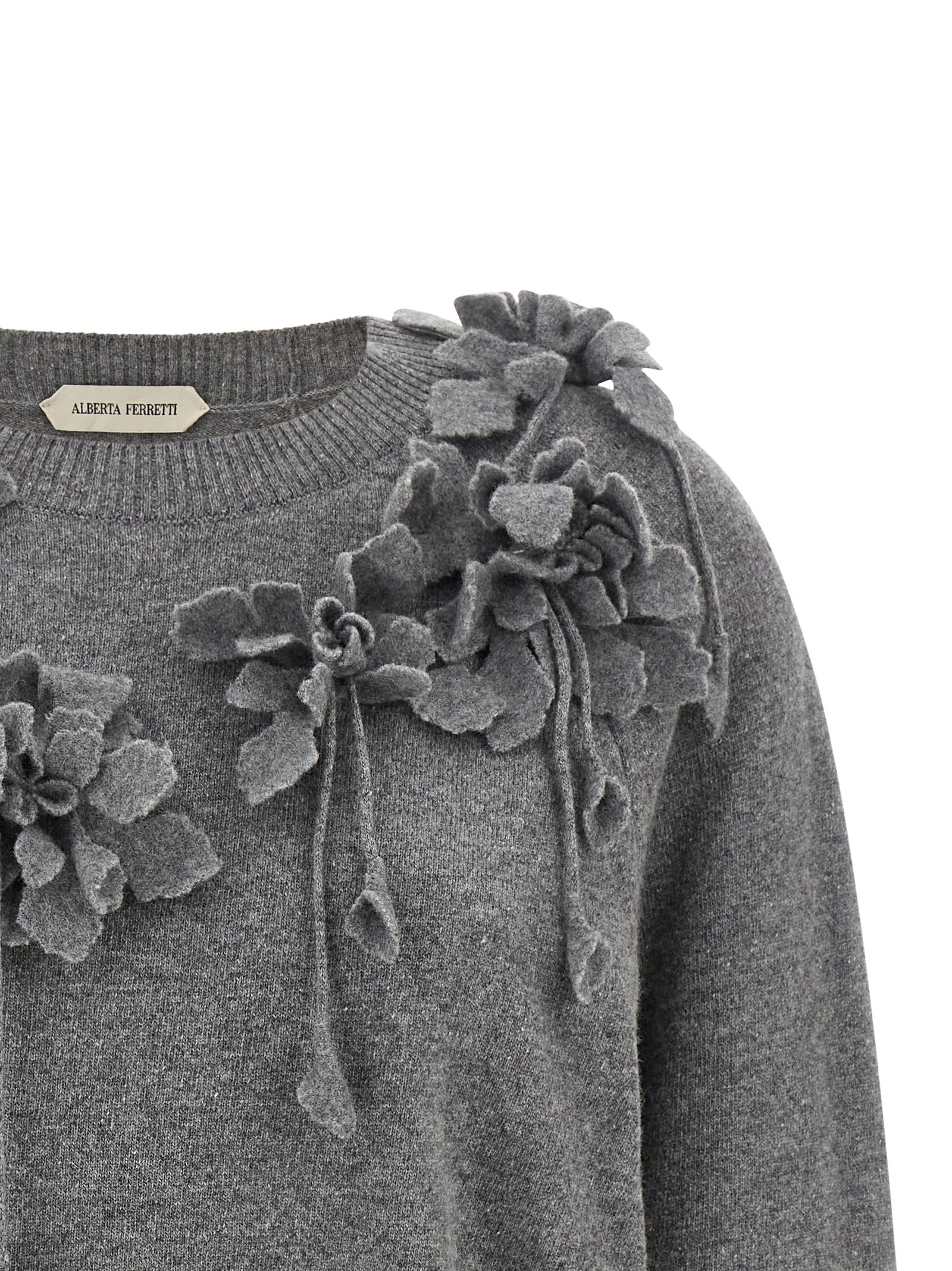 Alberta Ferretti Women Embroidered Flower Sweater ALBERTA FERRETTI