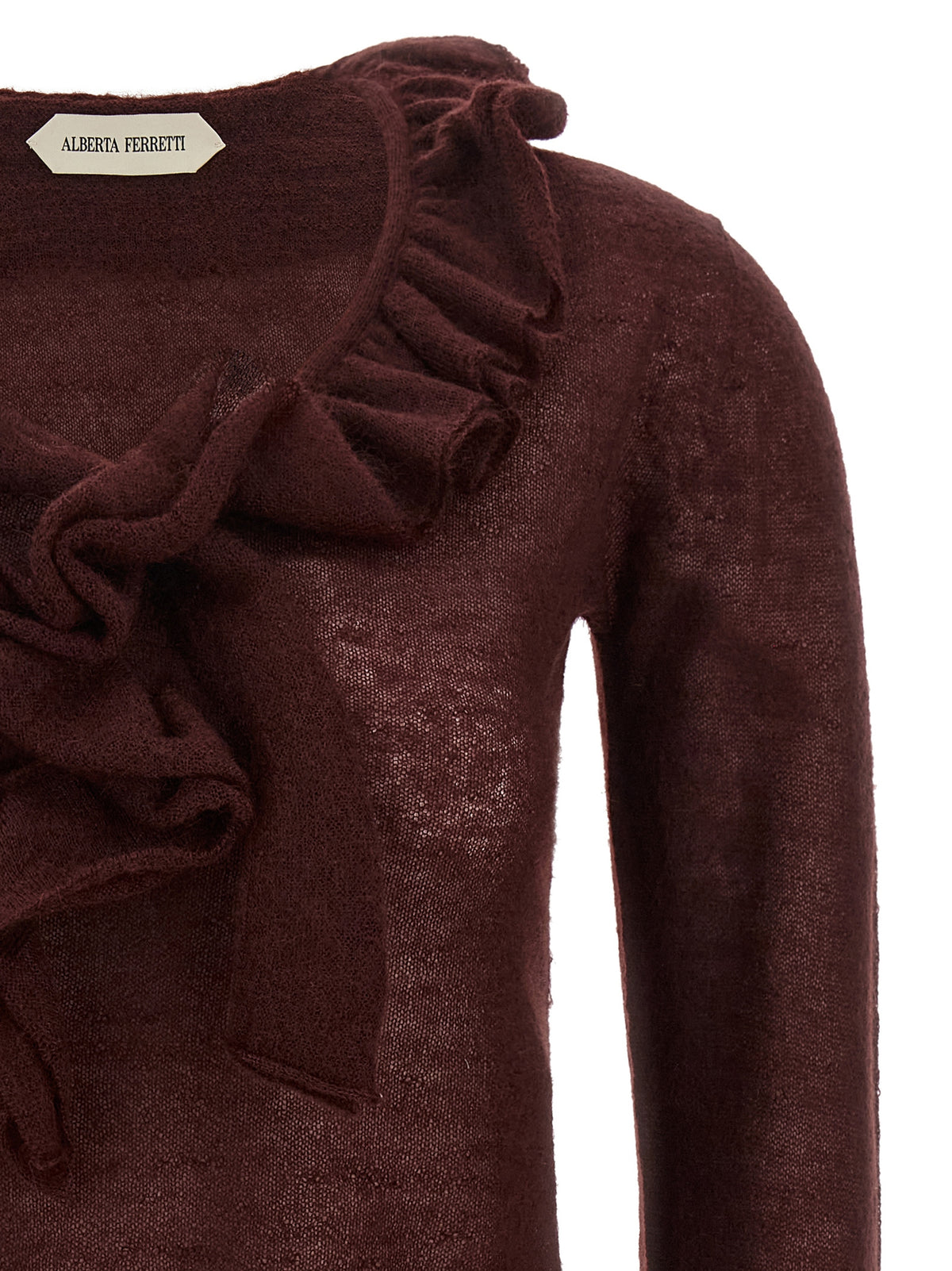 Alberta Ferretti Women Ruffled Sweater ALBERTA FERRETTI