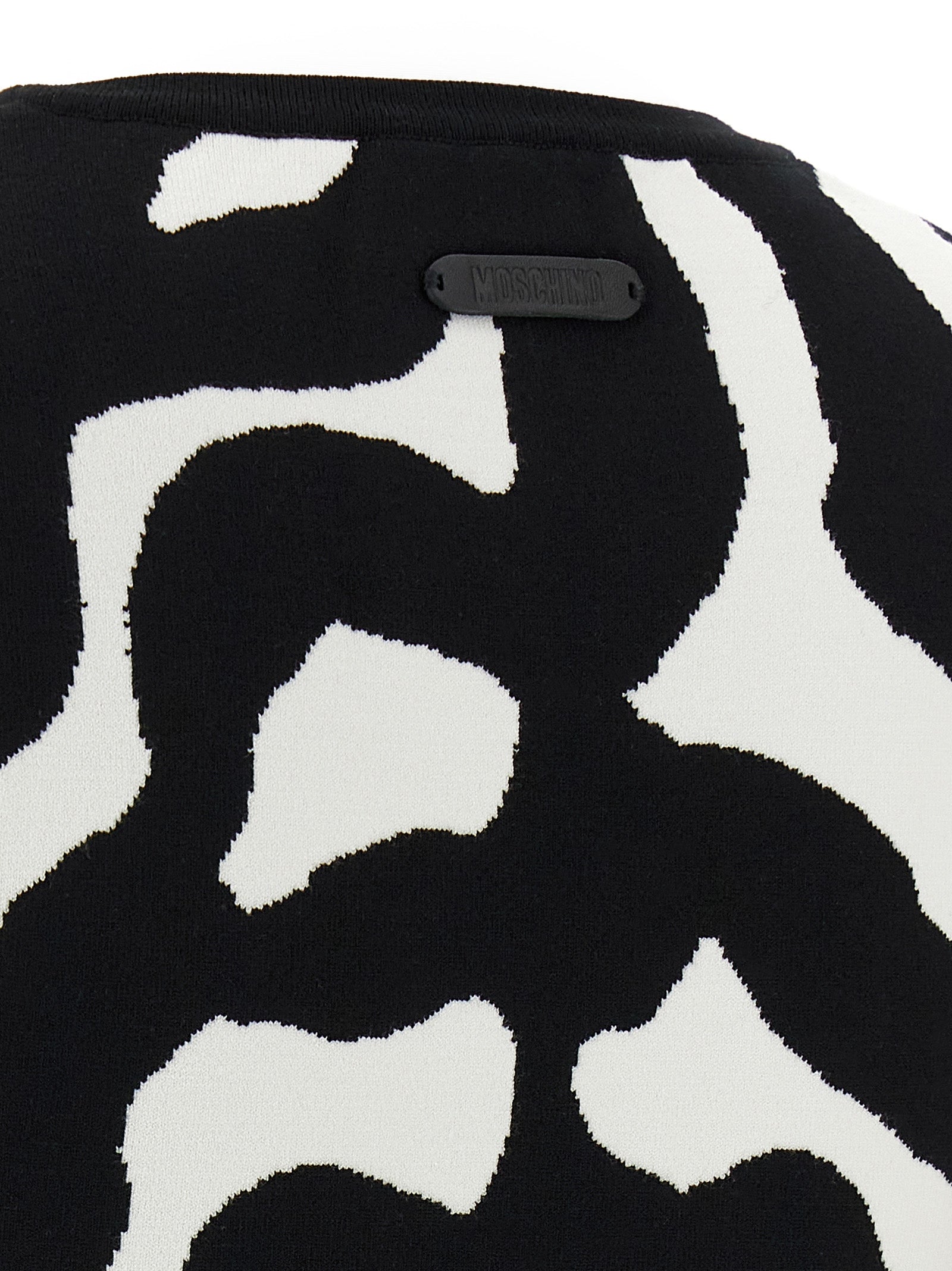 Moschino Women Zebra Intarsia Sweater MOSCHINO