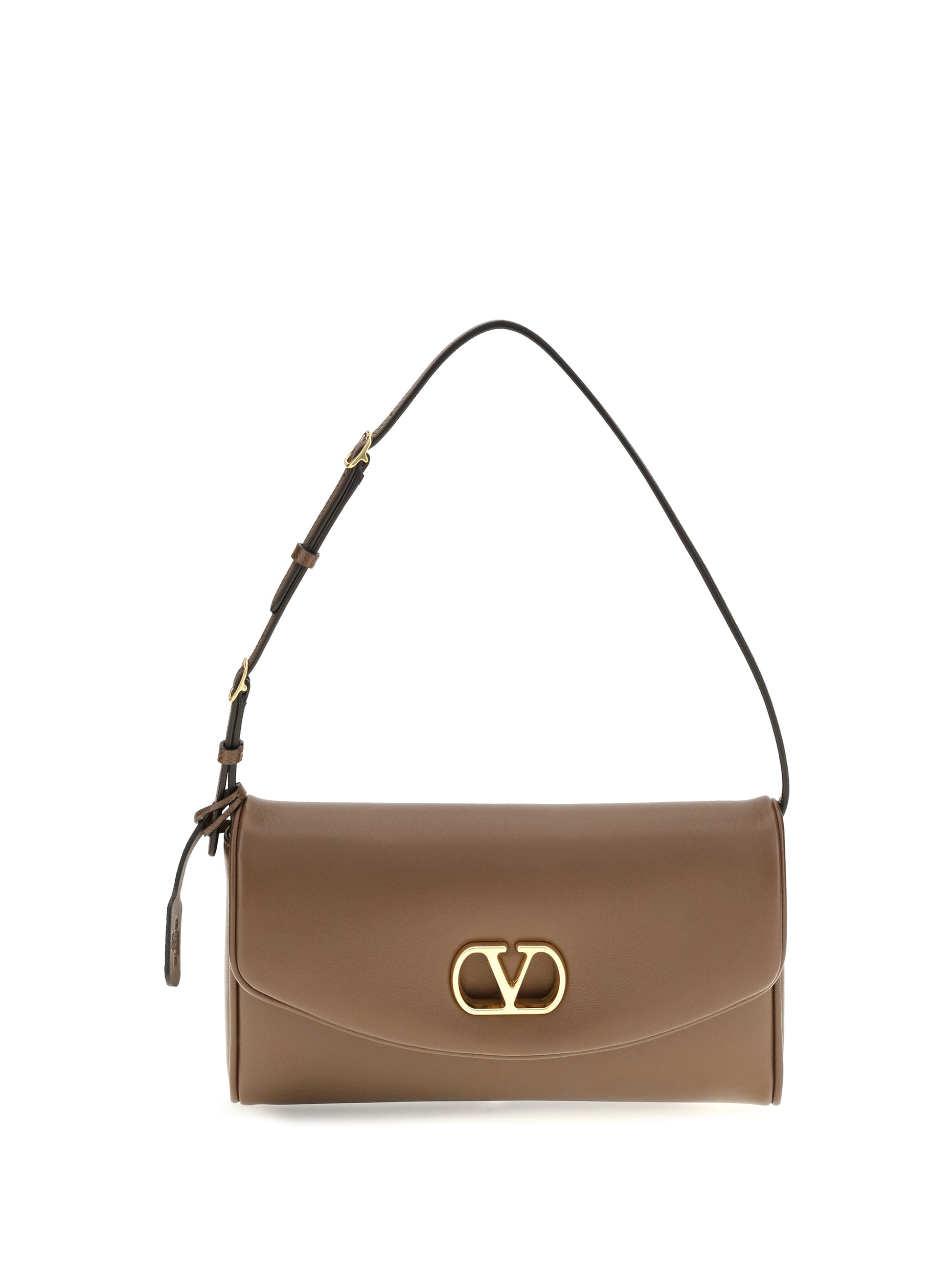 Valentino Garavani Women Devain Leather Shoulder Bag VALENTINO GARAVANI