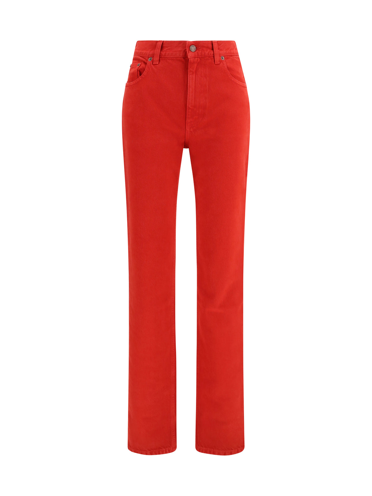 Chloé Women Cotton Denim Pants CHLOE