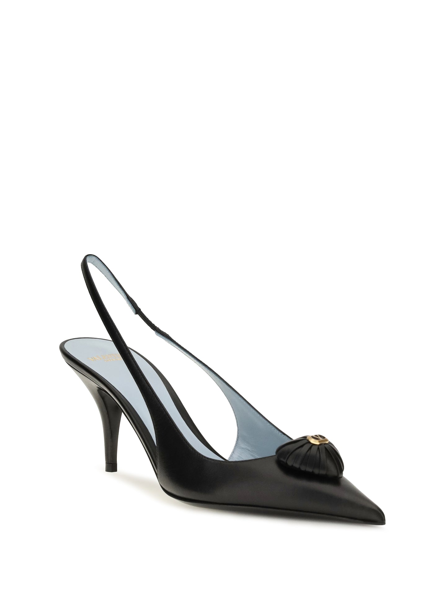 Valentino Garavani Women Coeur Royal Slingback Leather Pumps VALENTINO GARAVANI