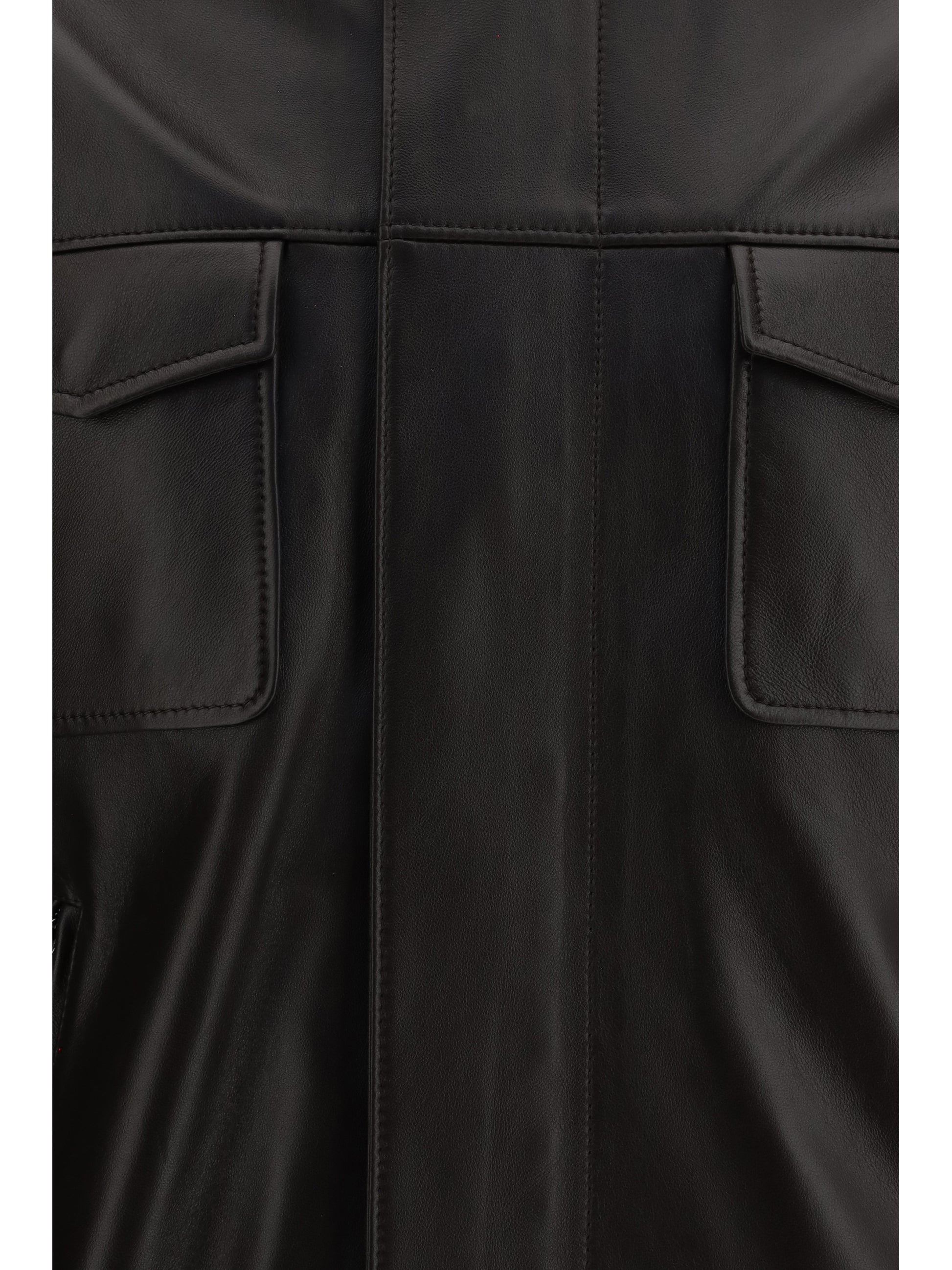 Dolce & Gabbana Men Lambskin Jacket With Zip DOLCE & GABBANA