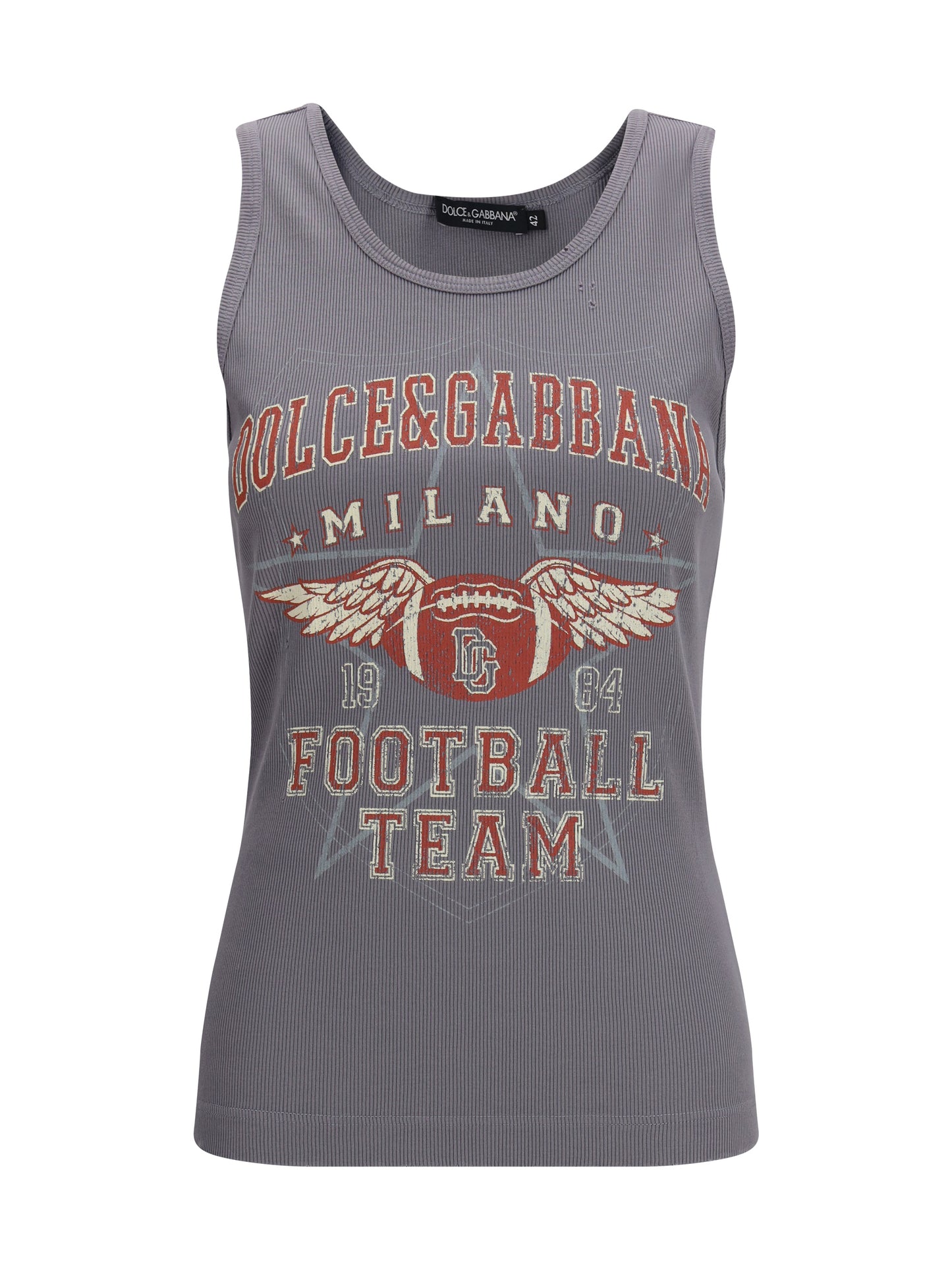 Dolce & Gabbana Women Ribbed Tank Top DOLCE & GABBANA