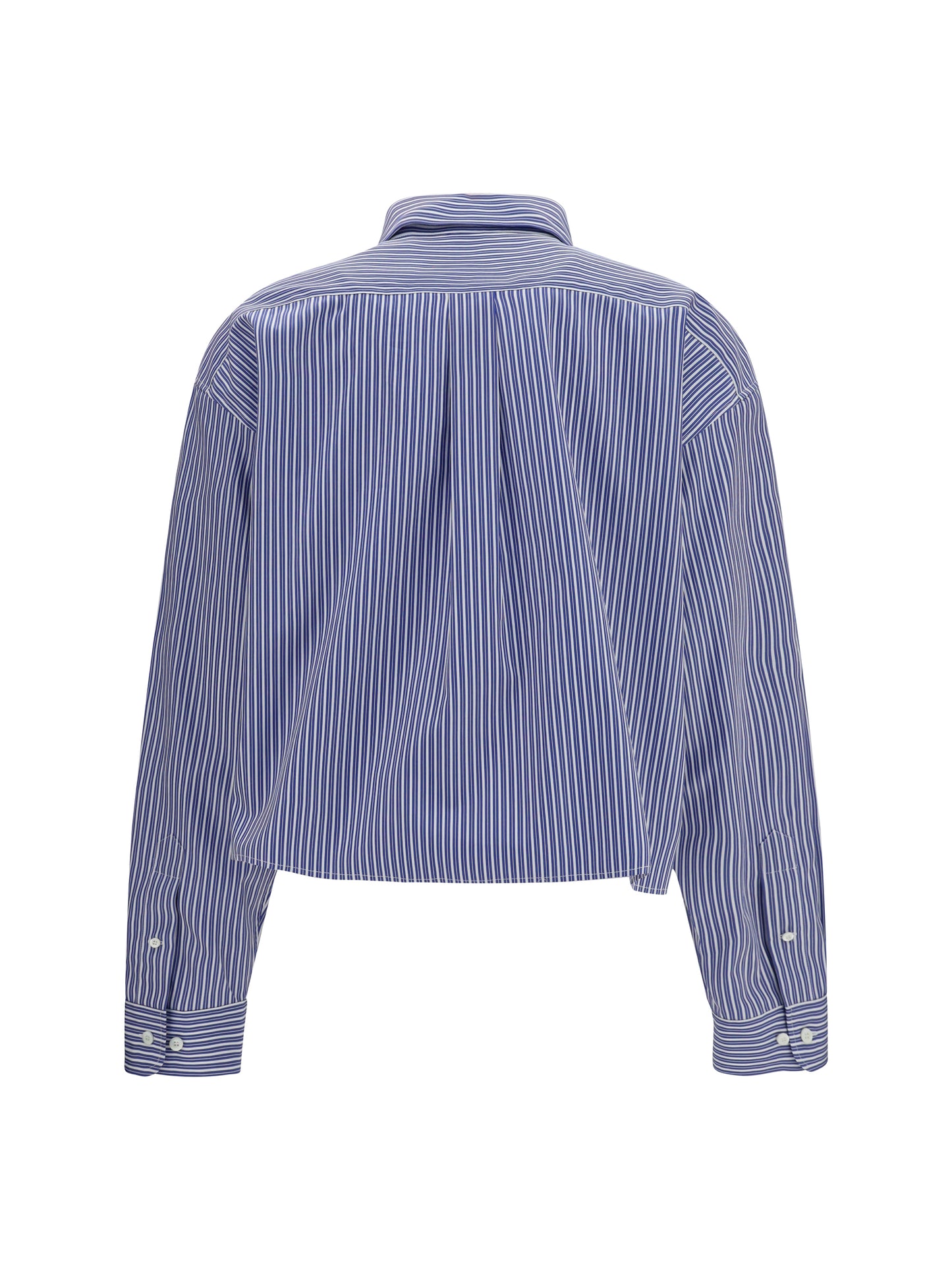 Miu Miu Women Striped Cotton Shirt MIU MIU