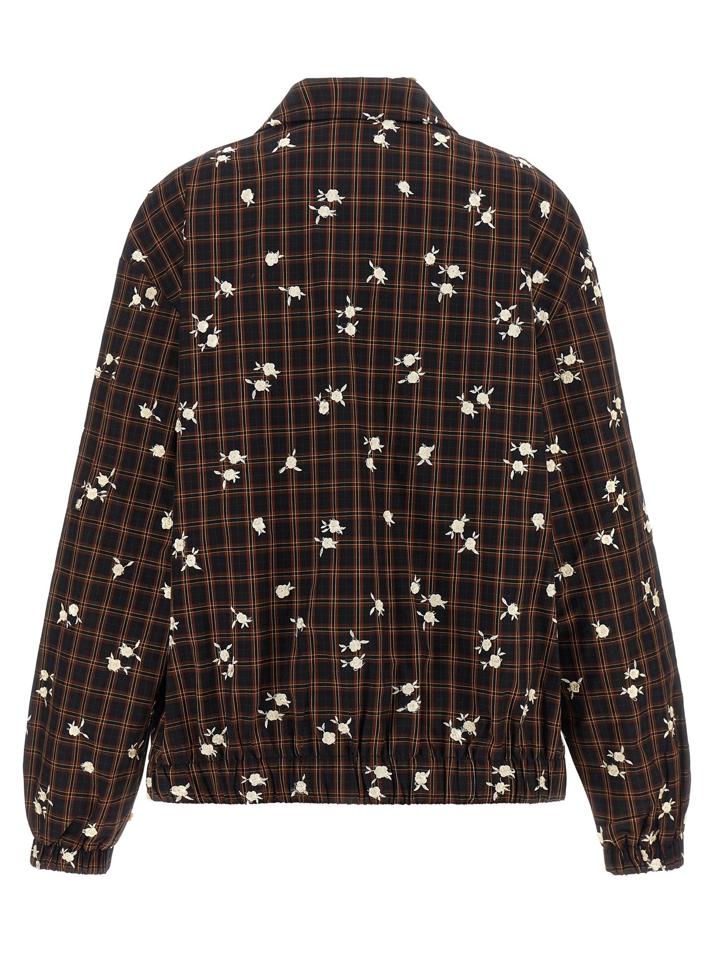 Ganni Women 'Check Flower' Bomber Jacket GANNI