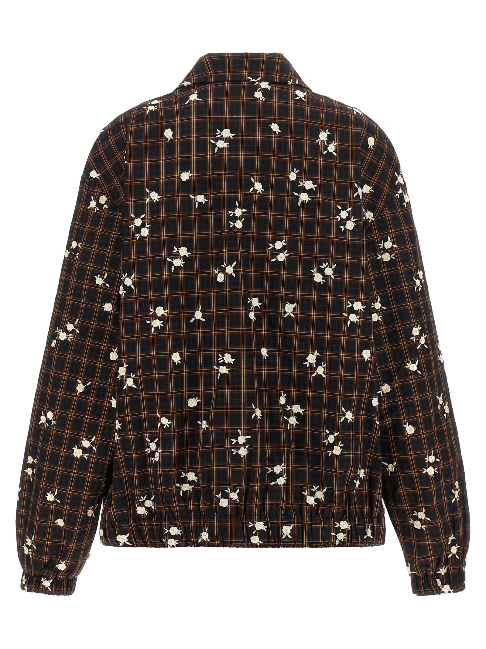 Ganni Women 'Check Flower' Bomber Jacket GANNI