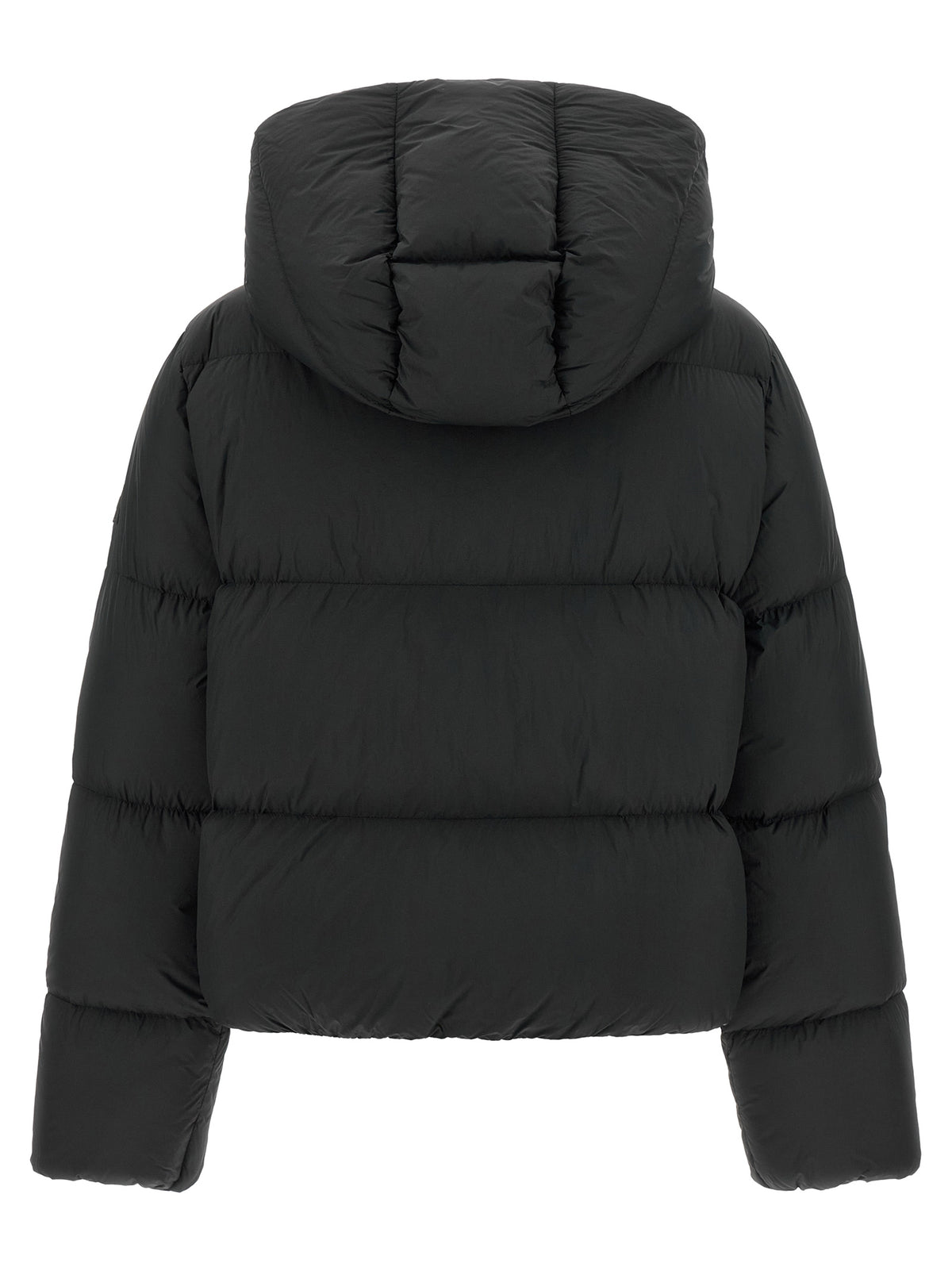 Ganni Women Future Nylon Black Down Jacket GANNI