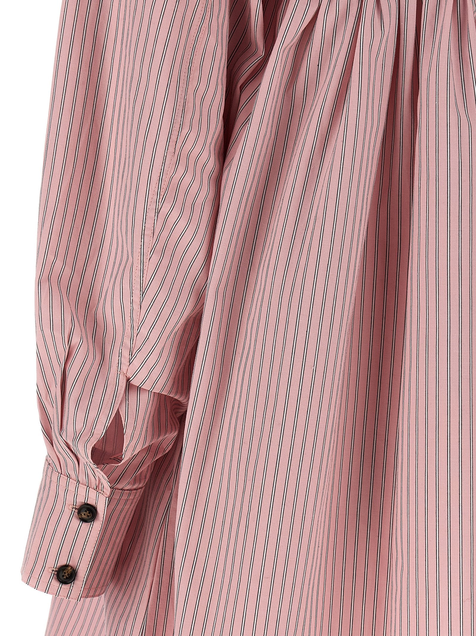 Ganni Women Striped Dress GANNI