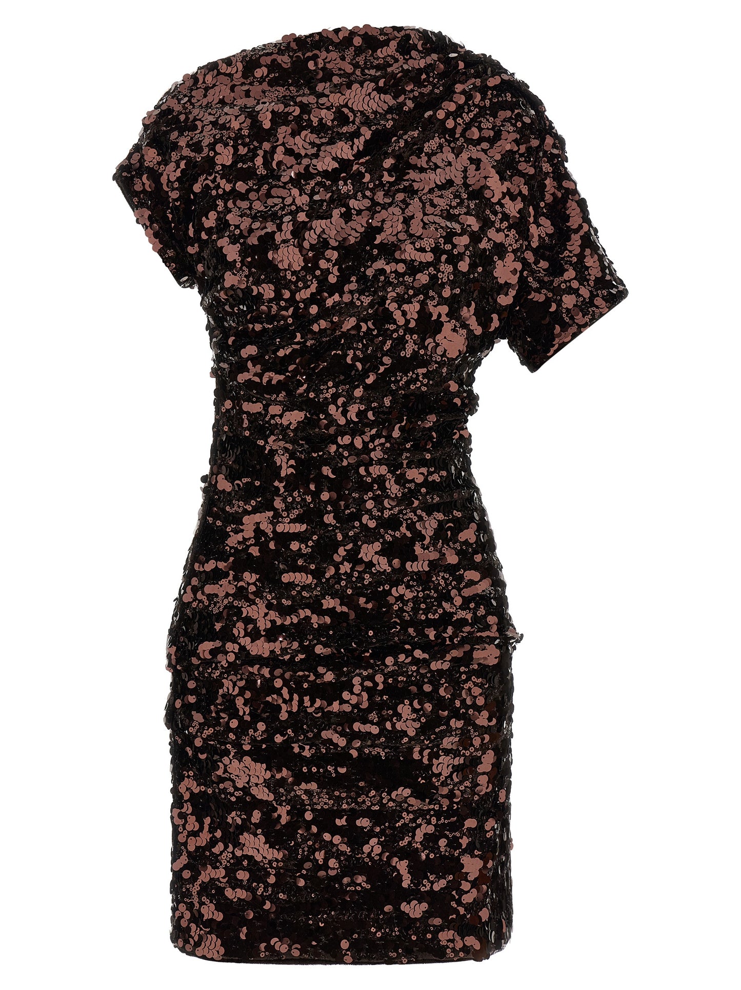 Ganni Women 'Brown Sequins Mini' Dress GANNI