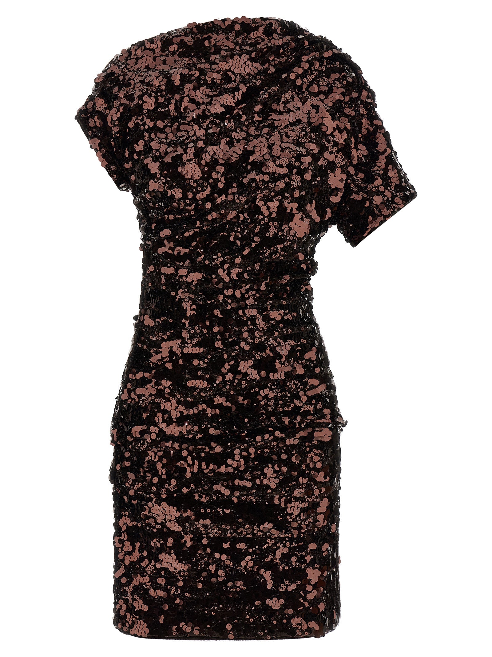 Ganni Women 'Brown Sequins Mini' Dress GANNI