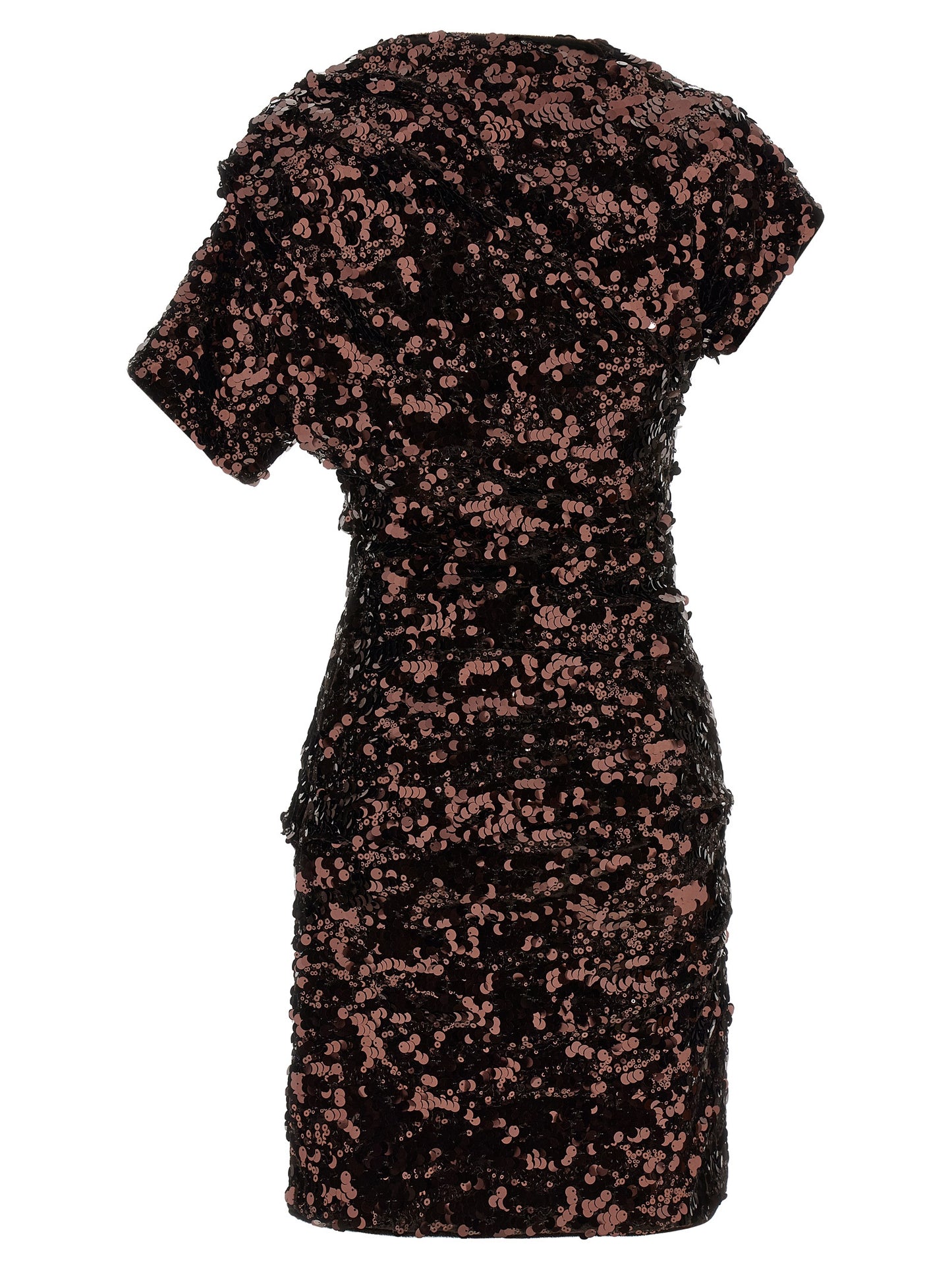 Ganni Women 'Brown Sequins Mini' Dress GANNI