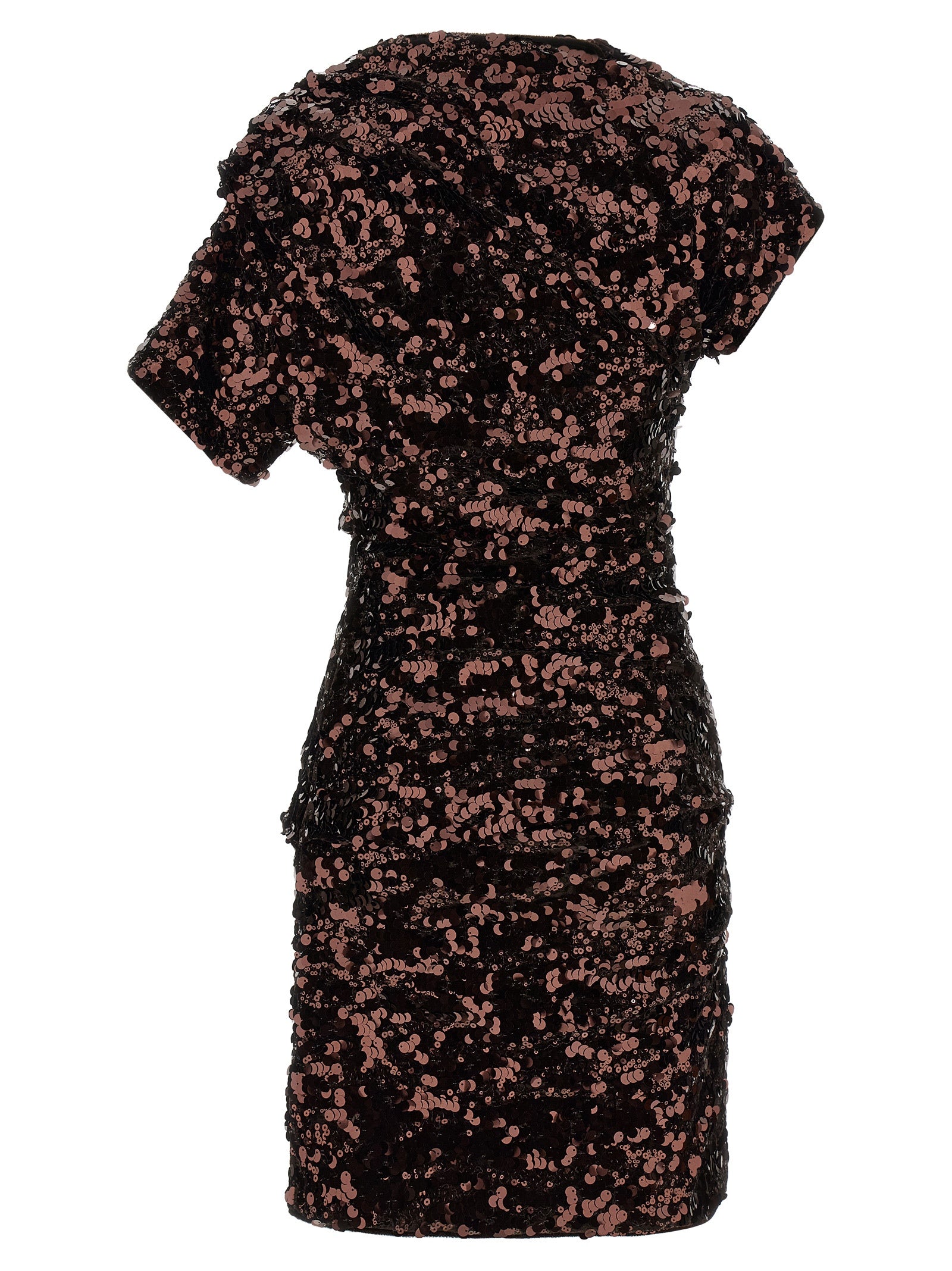 Ganni Women 'Brown Sequins Mini' Dress GANNI