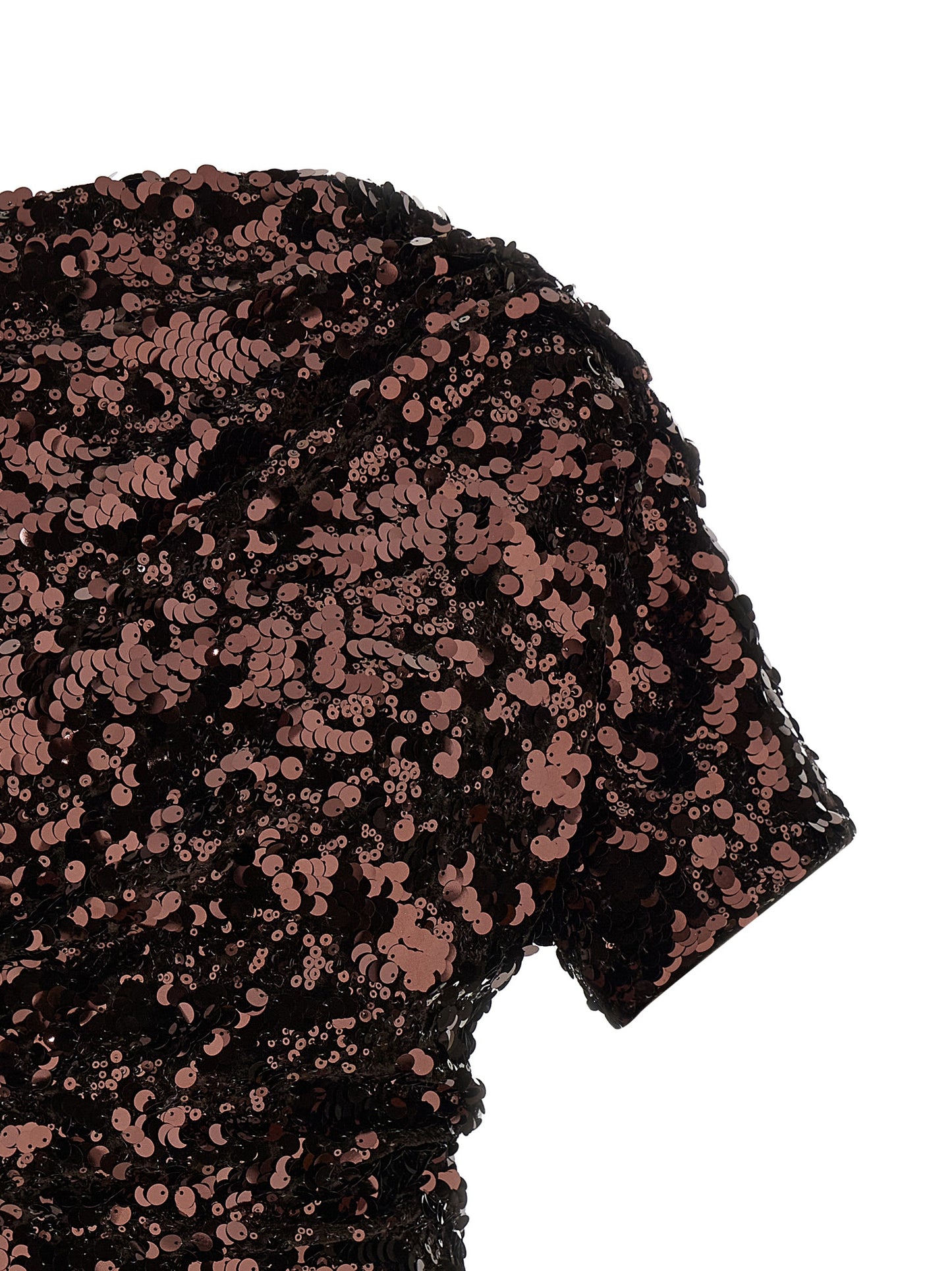 Ganni Women 'Brown Sequins Mini' Dress GANNI