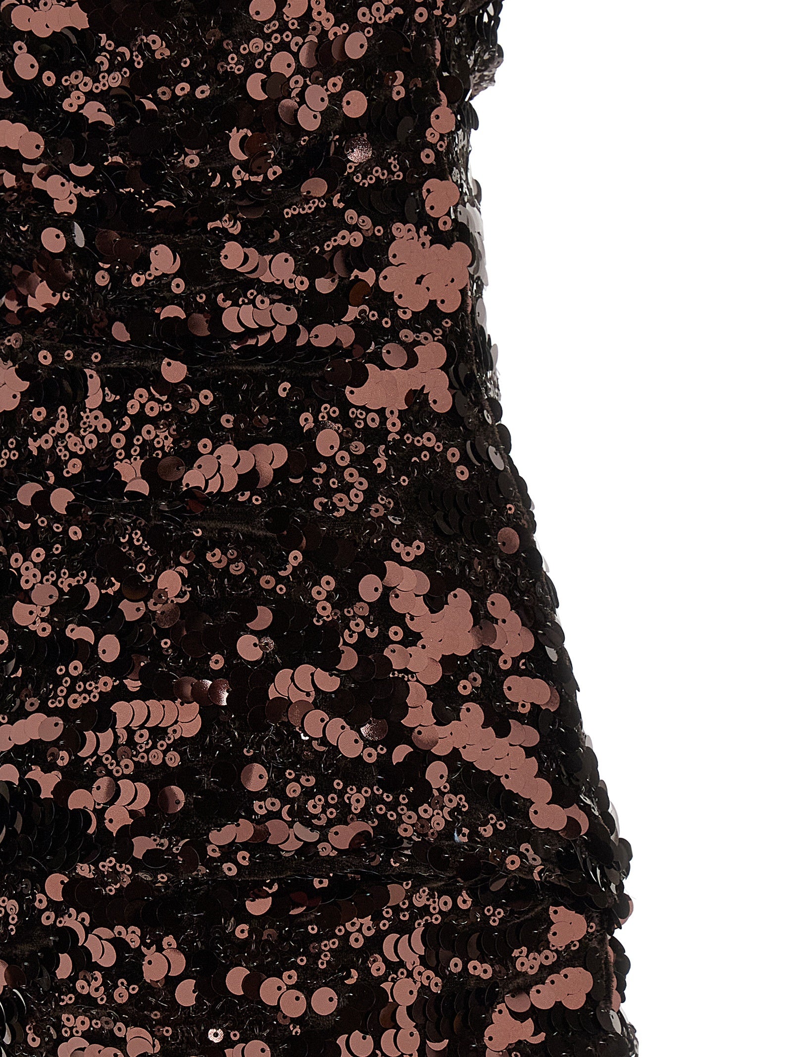 Ganni Women 'Brown Sequins Mini' Dress GANNI