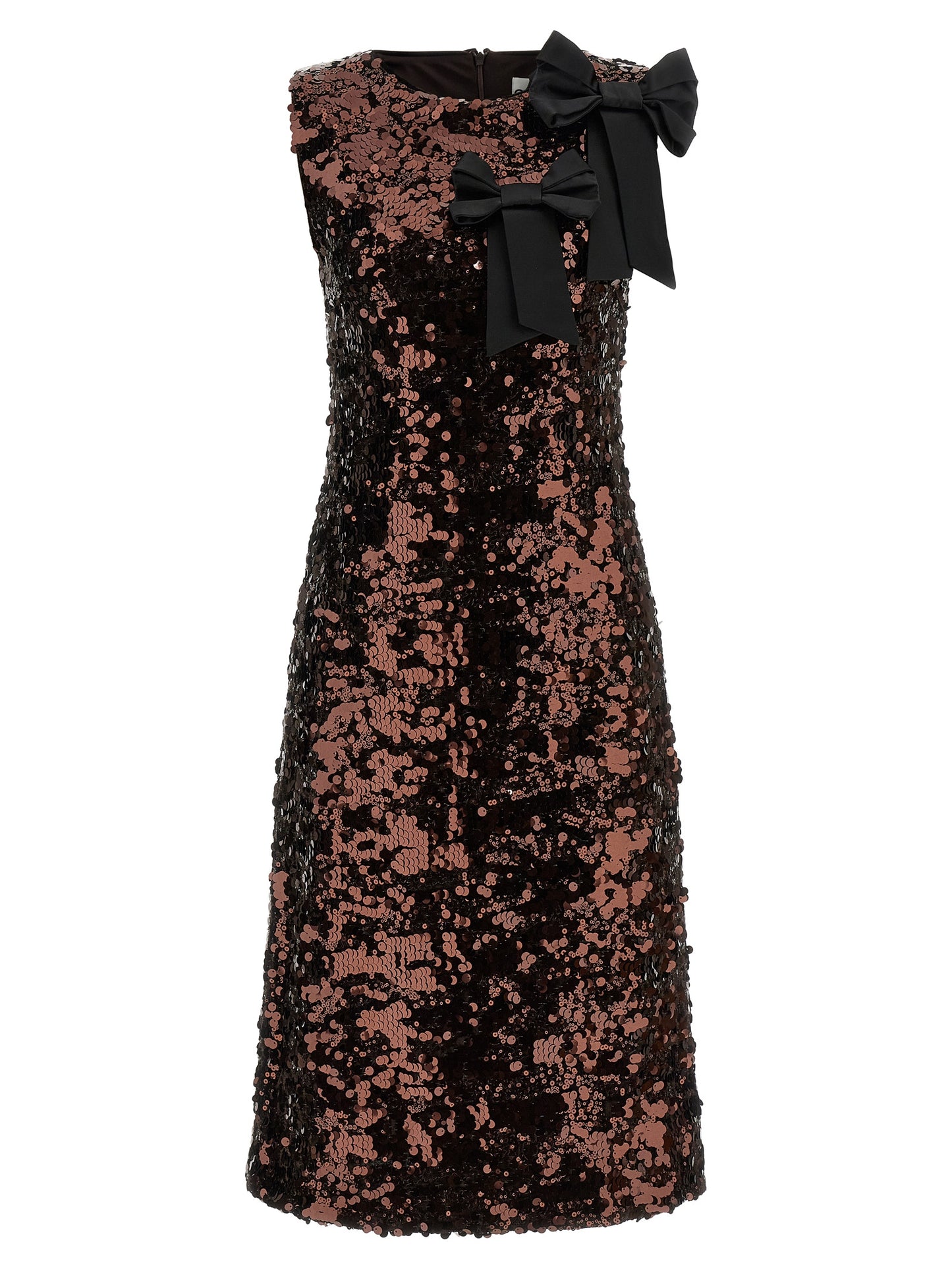 Ganni Women 'Velvet Sequins Straight Midi' Dress GANNI