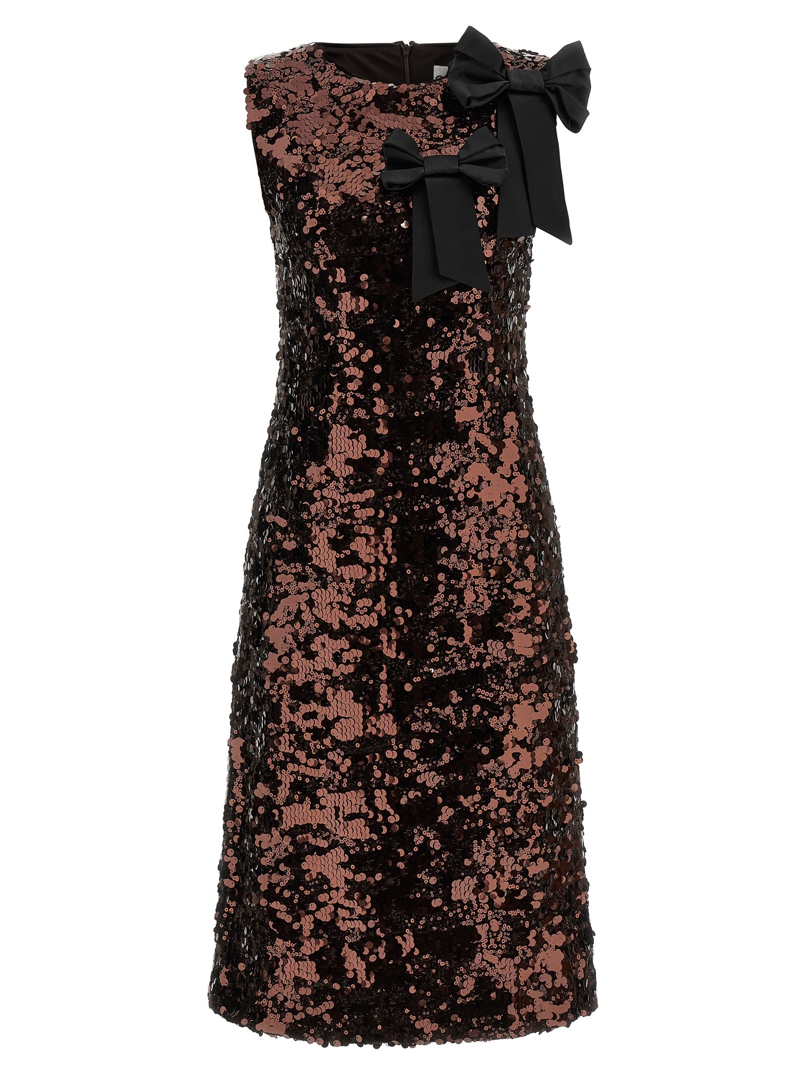 Ganni Women 'Velvet Sequins Straight Midi' Dress GANNI