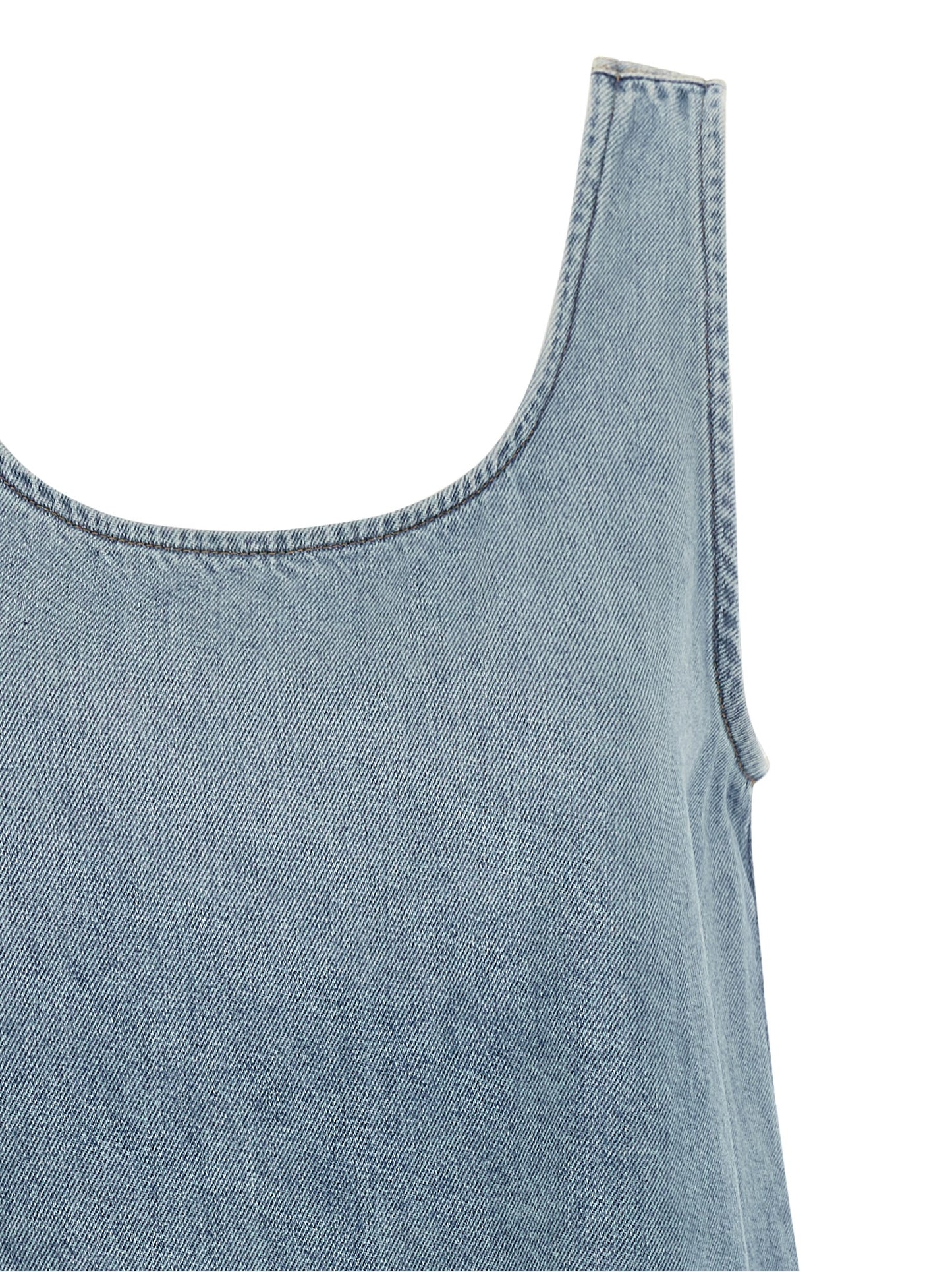 Ganni Women Denim Dress GANNI
