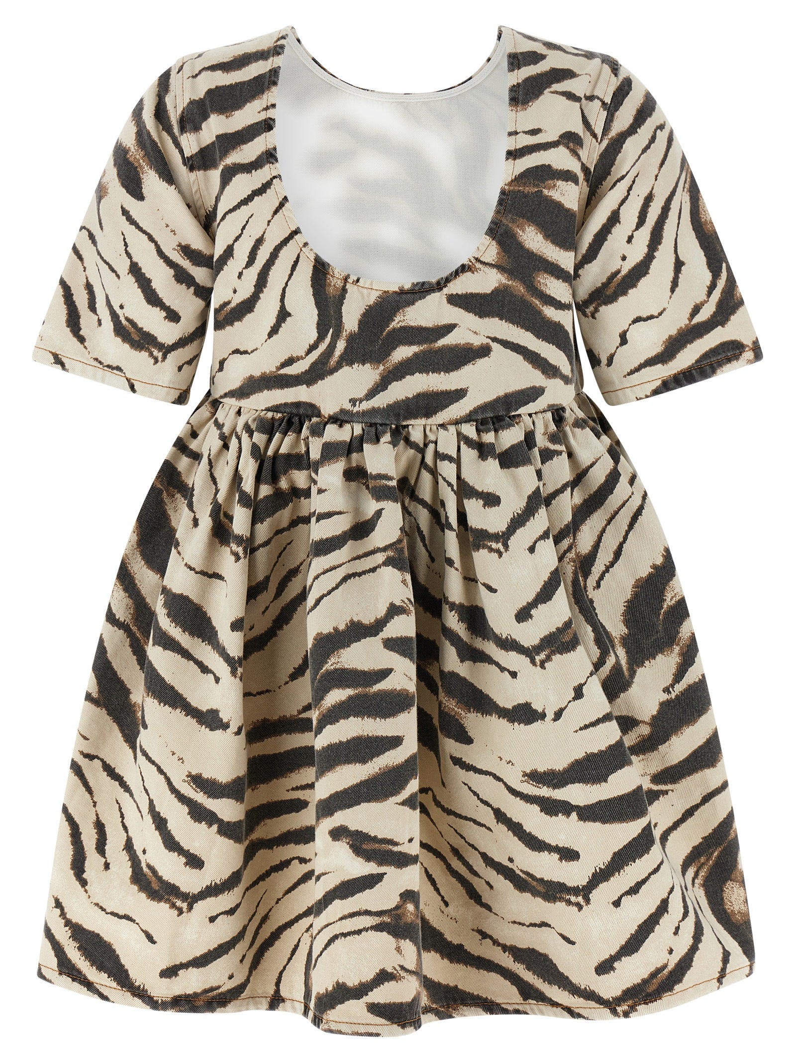 Ganni Women 'Zebra Denim' Dress GANNI