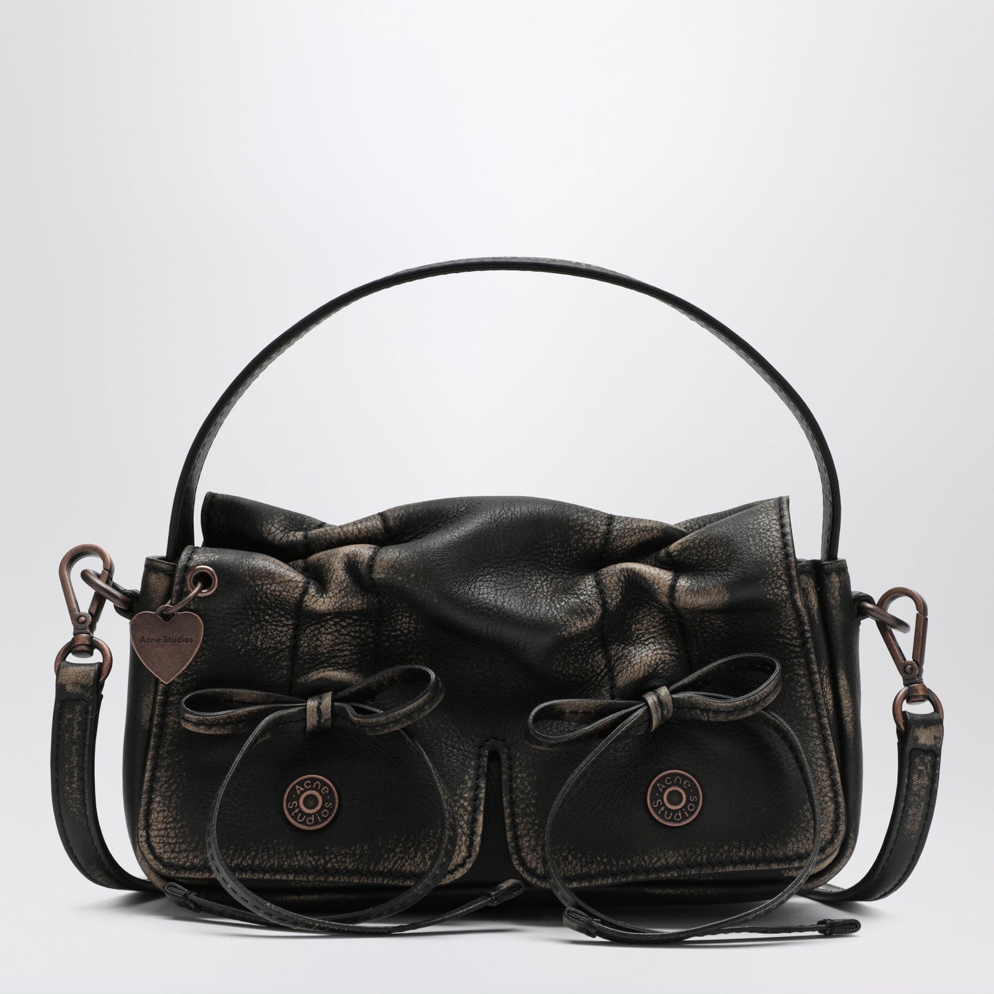 Acne Studios Micro Bag With Multiple Pockets Dark Brown/Beige Women ACNE STUDIOS