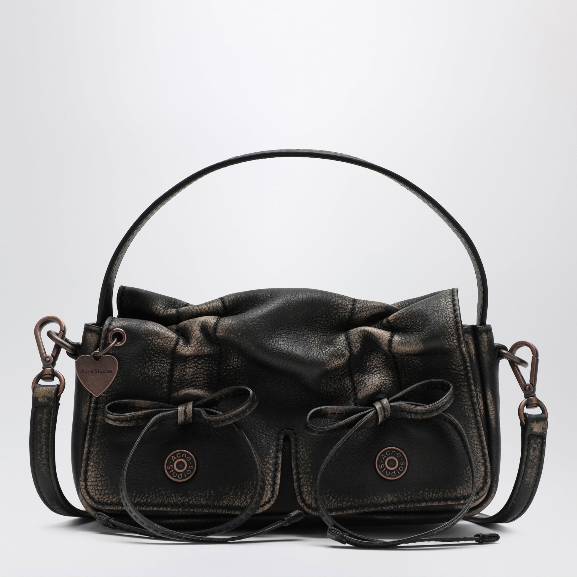 Acne Studios Micro Bag With Multiple Pockets Dark Brown/Beige Women ACNE STUDIOS