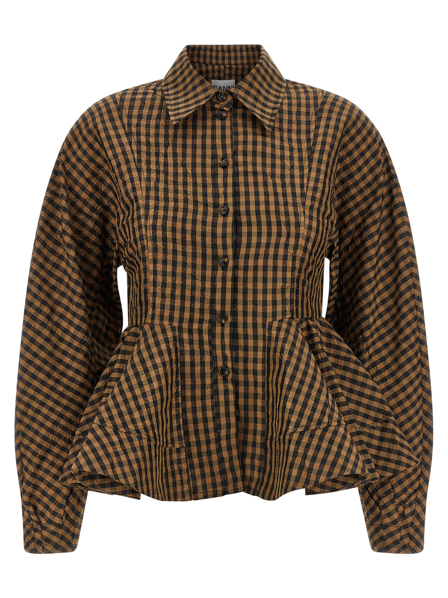 Ganni Women 'Crinckled Taffetà' Blouse GANNI