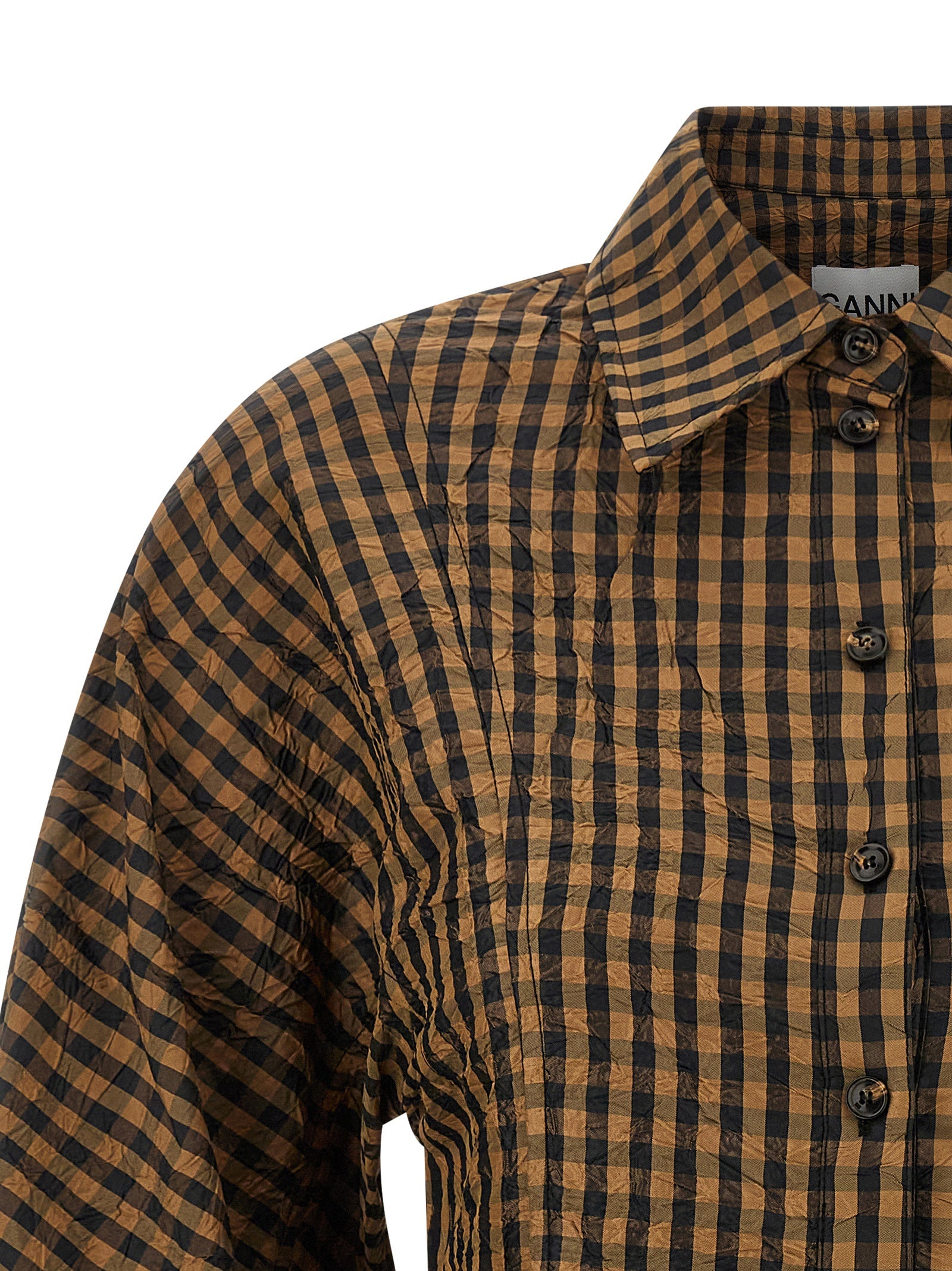 Ganni Women 'Crinckled Taffetà' Blouse GANNI