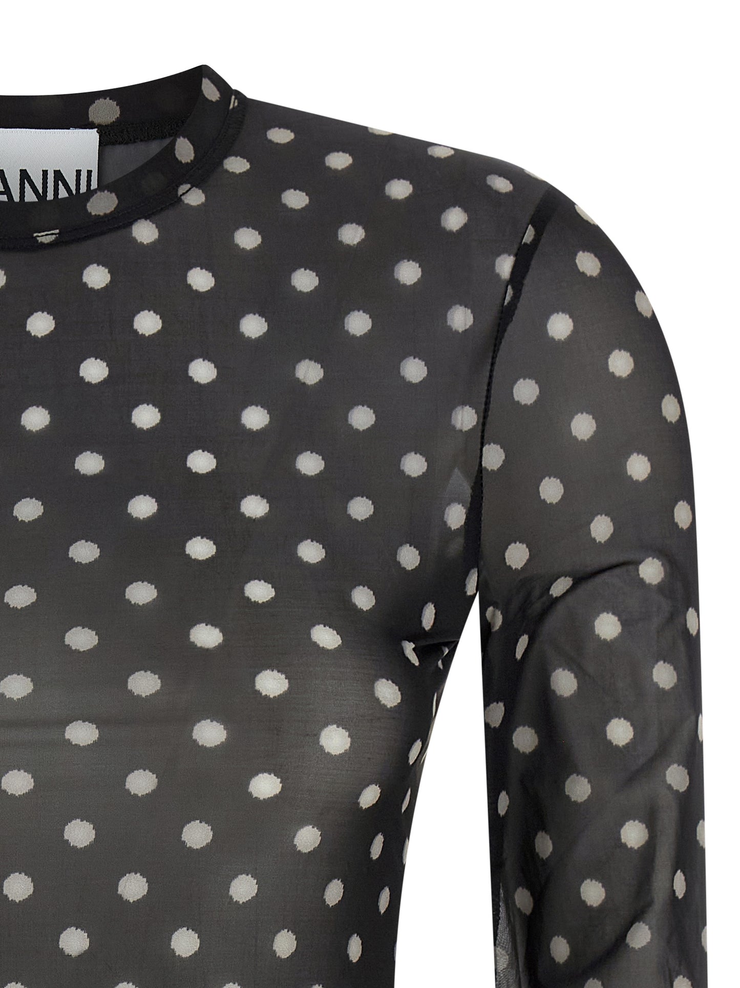 Ganni Women 'Printed Sheer' Sweater GANNI