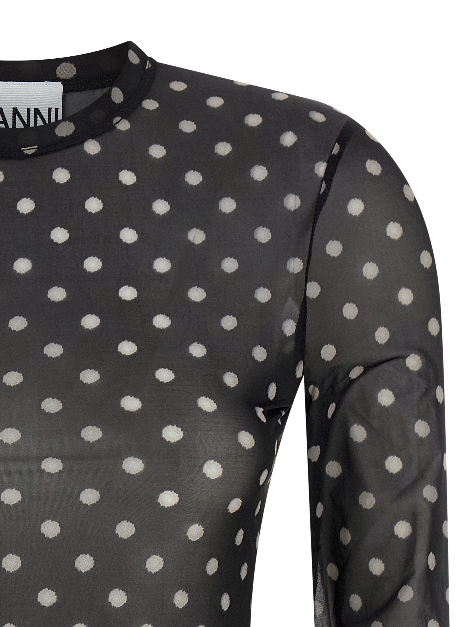 Ganni Women 'Printed Sheer' Sweater GANNI